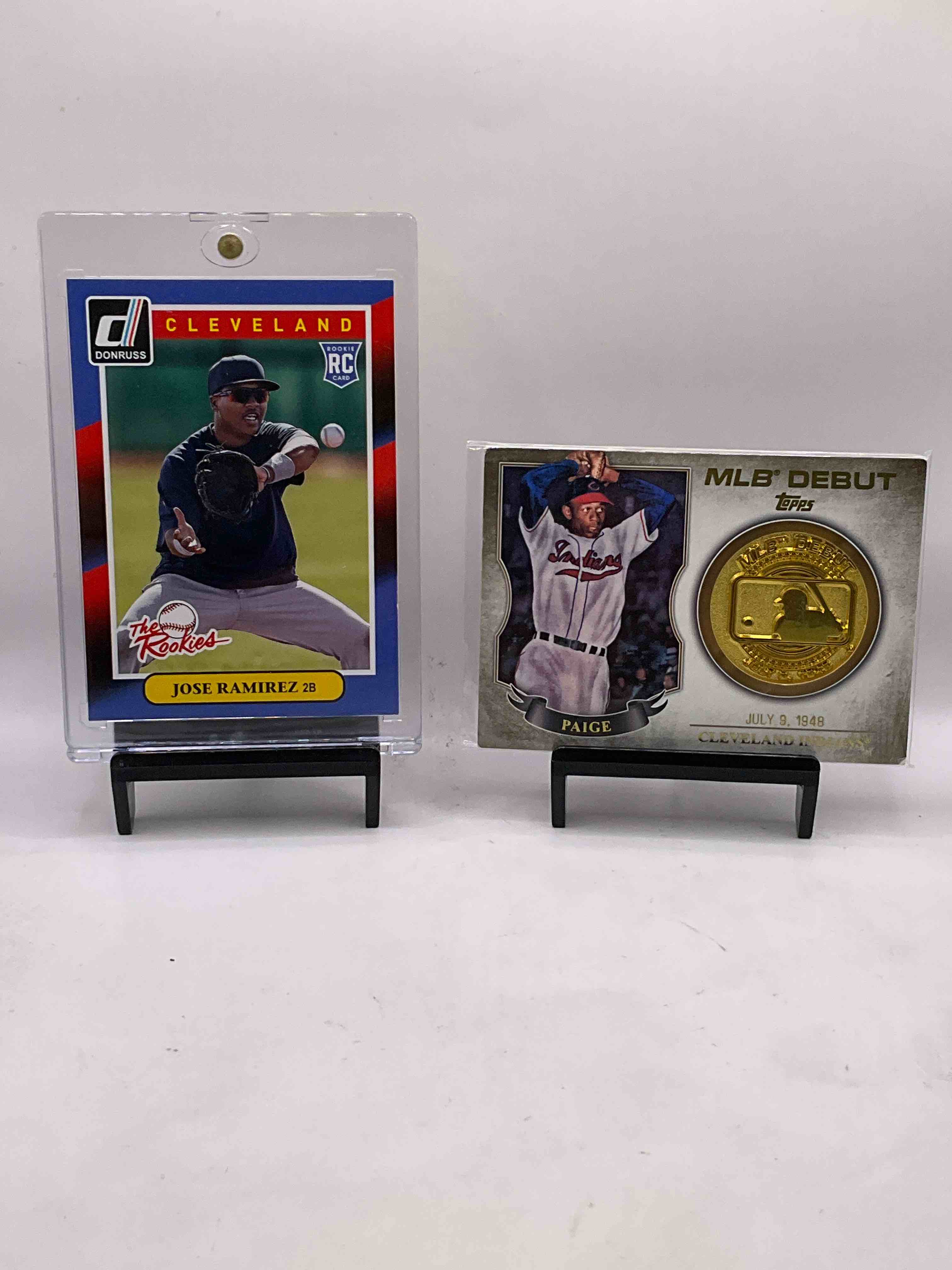 Cleveland Guardians! Jose Ramirez Donruss Rookie Card In Magnetic Case, Medallion Paige Card MLB Debut, Ramirez Chrome, Ramirez Inception Along With Other Stars & Players! Bieber, Thome, Lindor, Bibee & More!