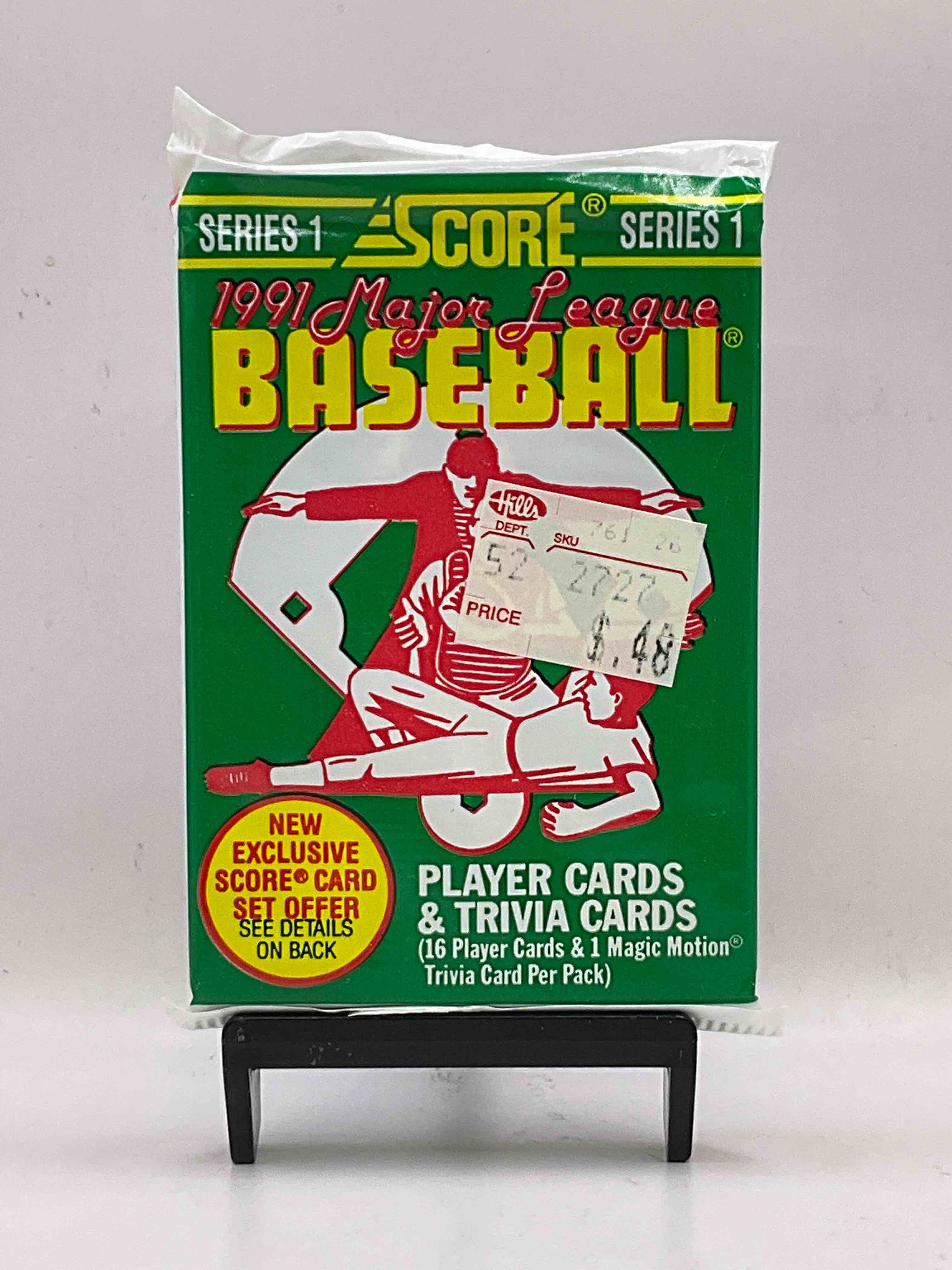 Ken Griffey Jr!? Frank Thomas!? Baseball Insanity! 1991 Score Baseball Series I Unopened Packs, Direct From Box! 16 Premium Baseball Cards In Each Pack! Search For Griffey Jr, Nolan Ryan, Frank Thomas & So Much More! Search For 1980’s Stars & Hall Of Famers!