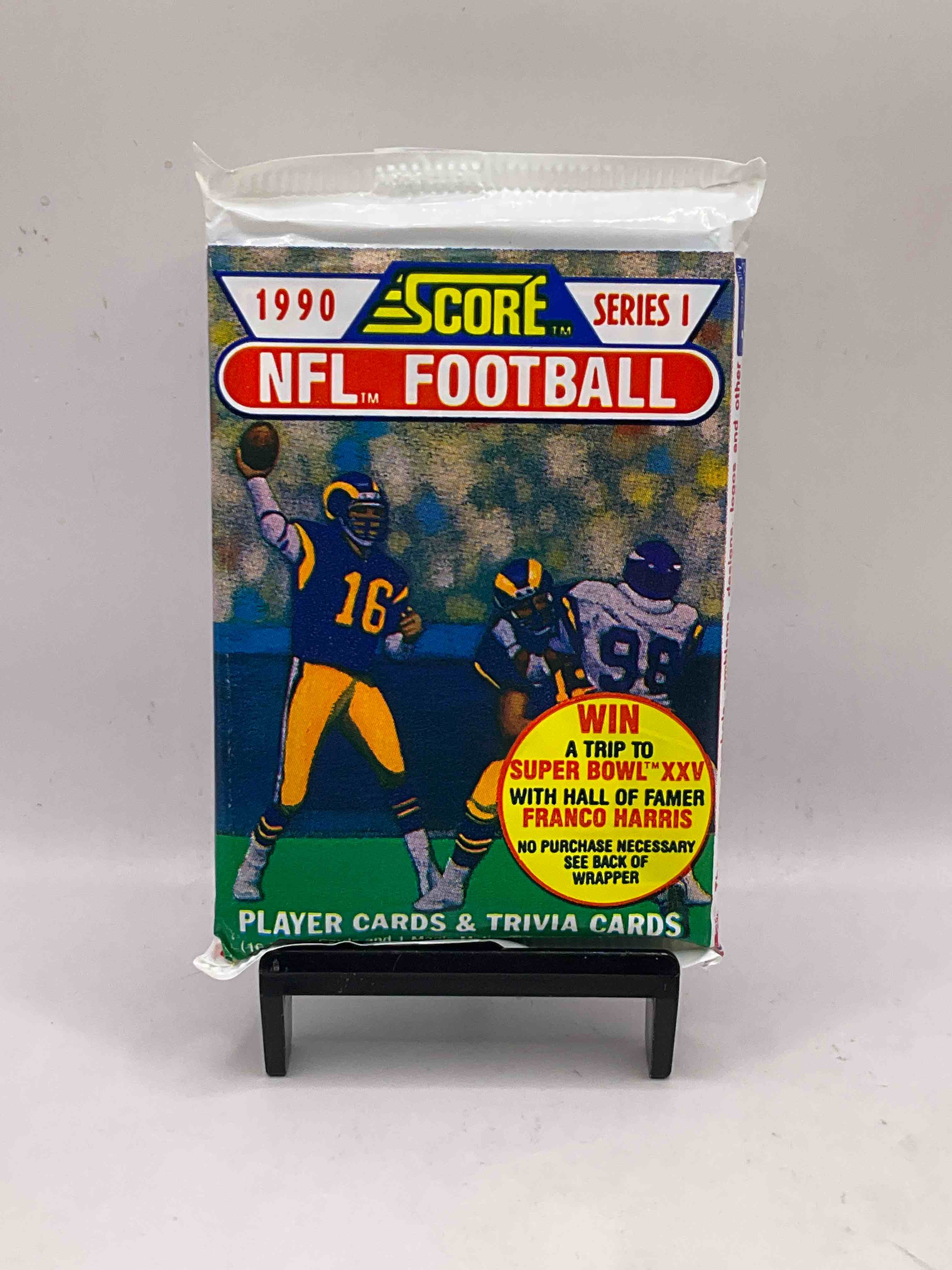 Emmitt Smith Rookie Year! 1990 Score Football Unopened Collectible Sports Card Packs! Direct From Original Box! Look For Valuable Emmitt Smith Rookie Cards!