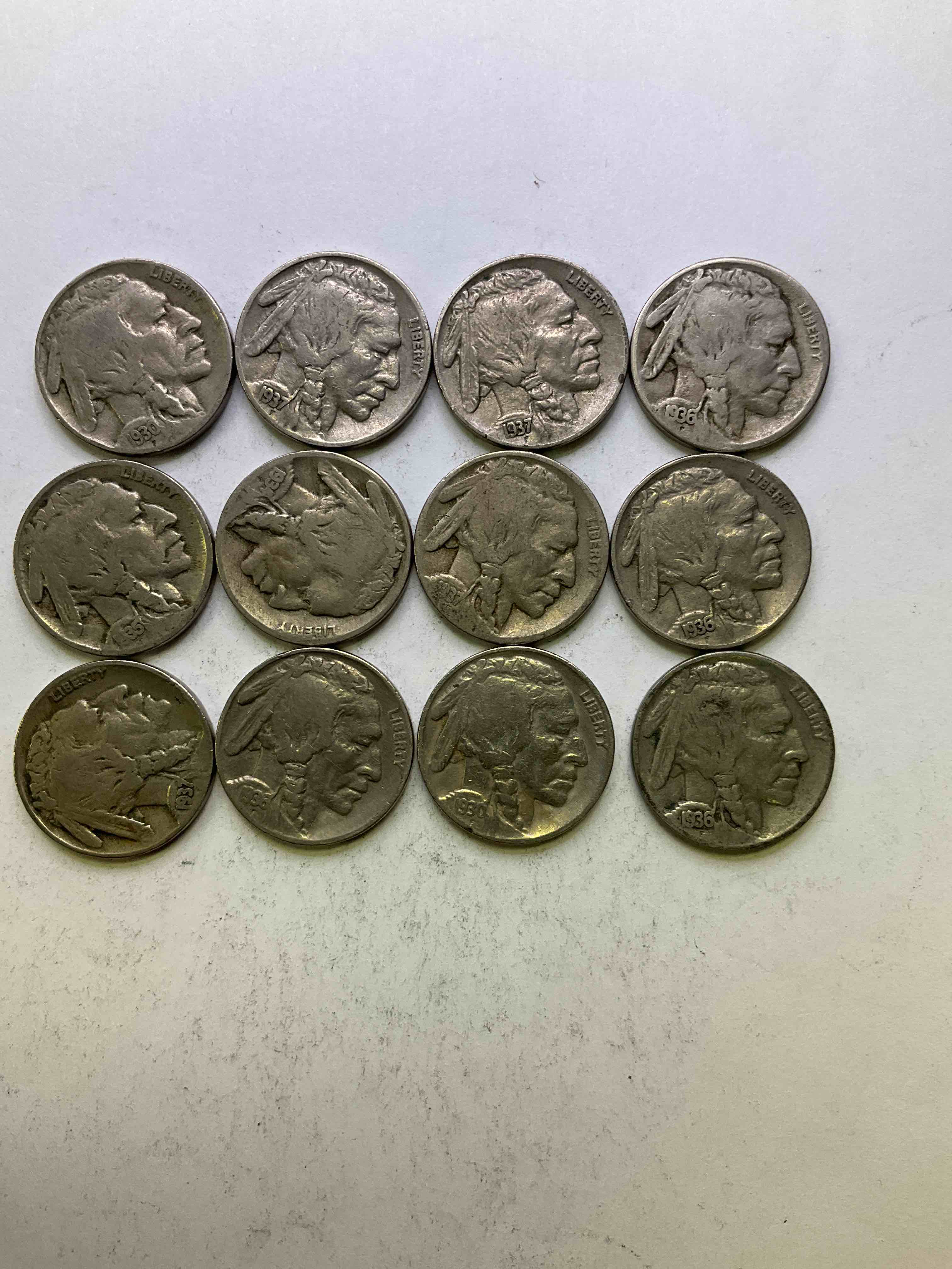 Historic Buffalo Nickels! Indian Head Buffalo Nickels Were Minted From 1913 To 1938 & Have Become A Favorite For Coin Collectors Around The World! Own Pieces Of American History With These Cools Indian Head Buffalo Nickels In Circulated Condition, Most With Visible Dates Which Is Very Rare For Buffalo Nickels!