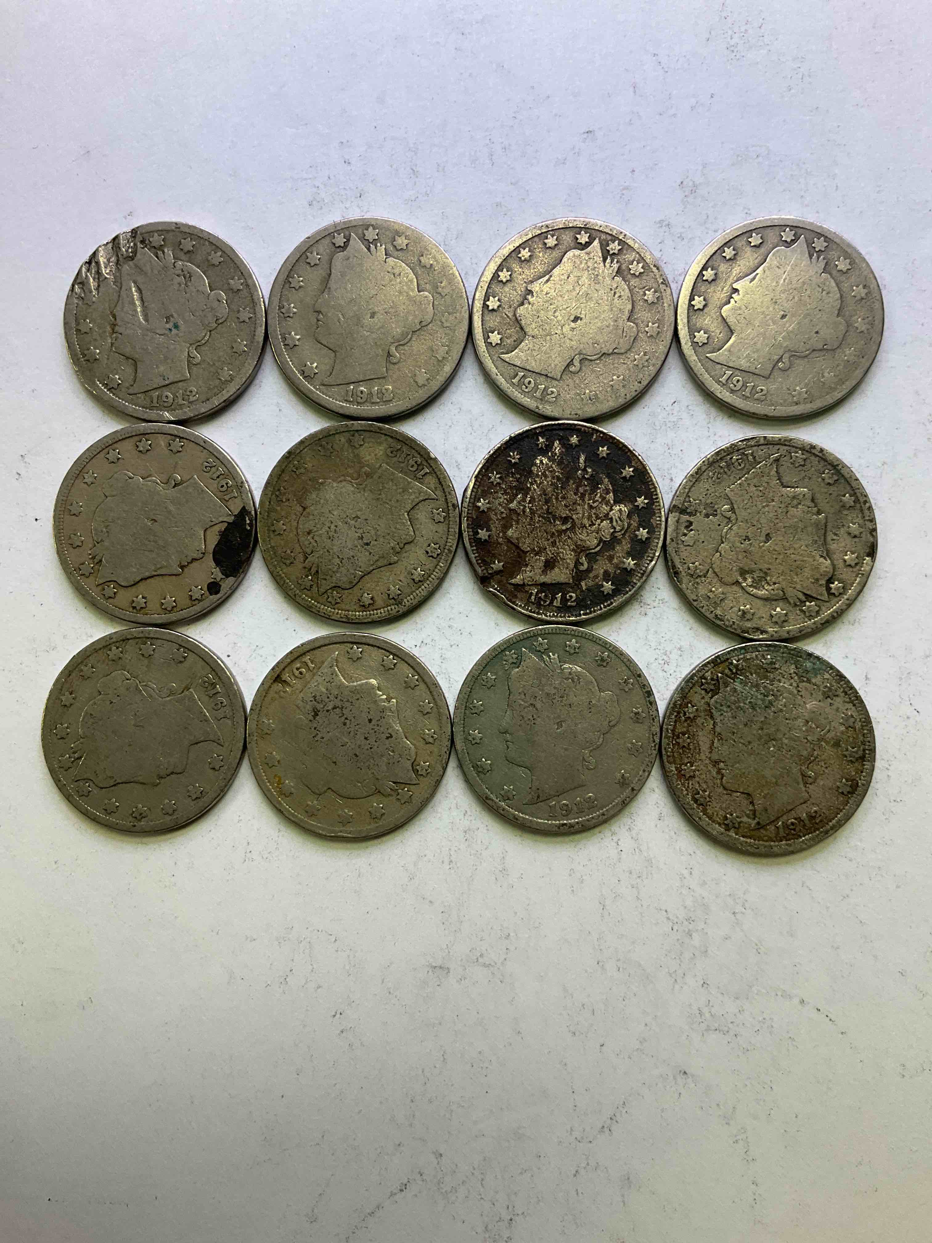 1912 Year Of The Titaniol Nearly Impossible To Collect 1912 Antique U.S. Liberty Head "V Nickele," From The Year Of The Sinking Of The Titanie Own A Plece Of History Great For Coin Collectors, Think Of The History These Coins Have Seen Liberty Hoad V Nickels Were Minted Up Until 1913 & Were The Style Of Nickels Before Buffalo Nickels. Own Some Cool Pleces Of History Rare To See These Coins With The "Date On" In Circulated Condition|