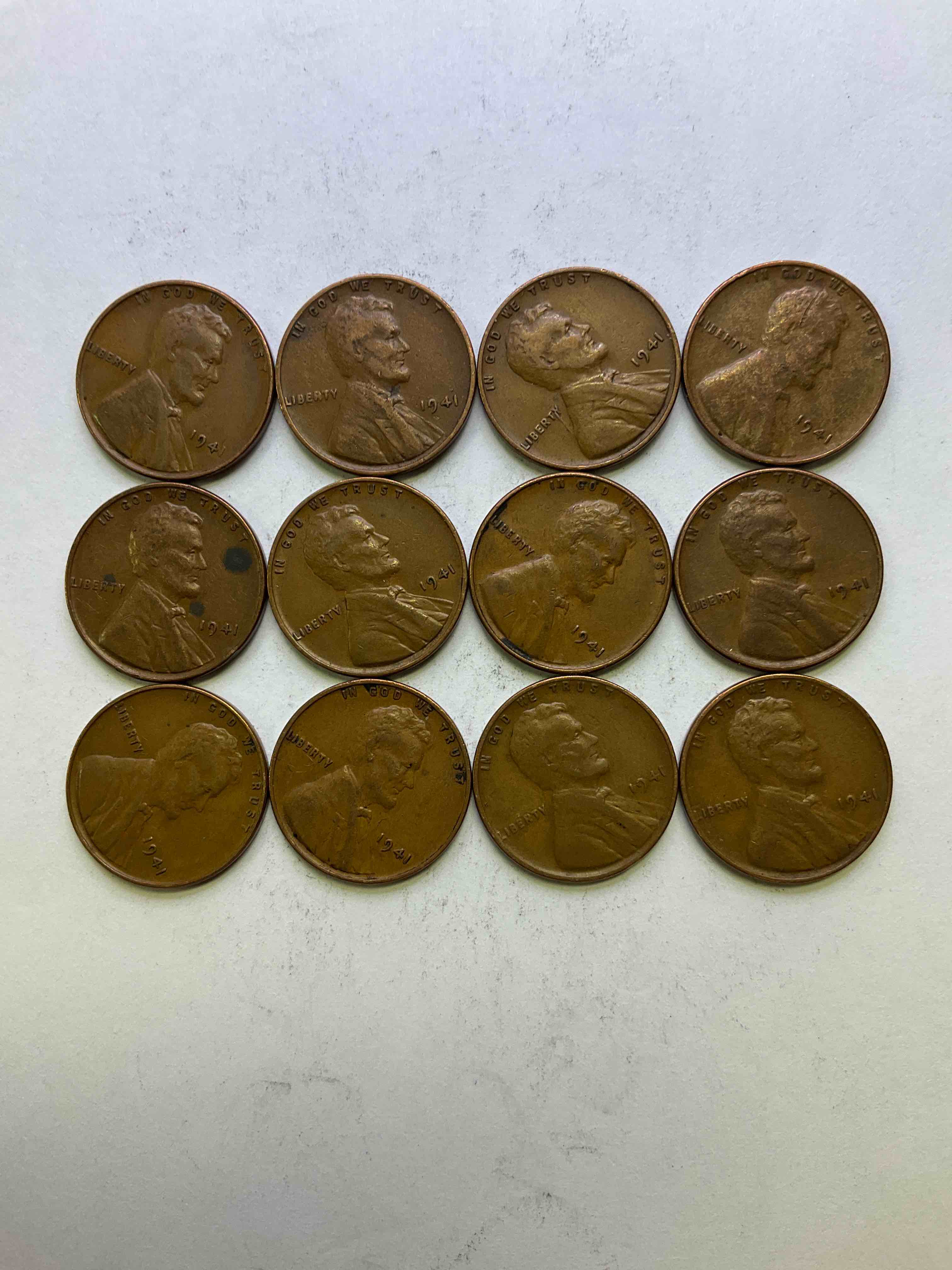 1941 WWII History! Check Out These Incredible Lincoln Pennies From The Year That Will Live In Infamy. 1941 When On Dec 7 Pearl Harbor Was Bombed & America Entered World War 2! Nearly Impossible To Collect & Incredible Pieces Of History!