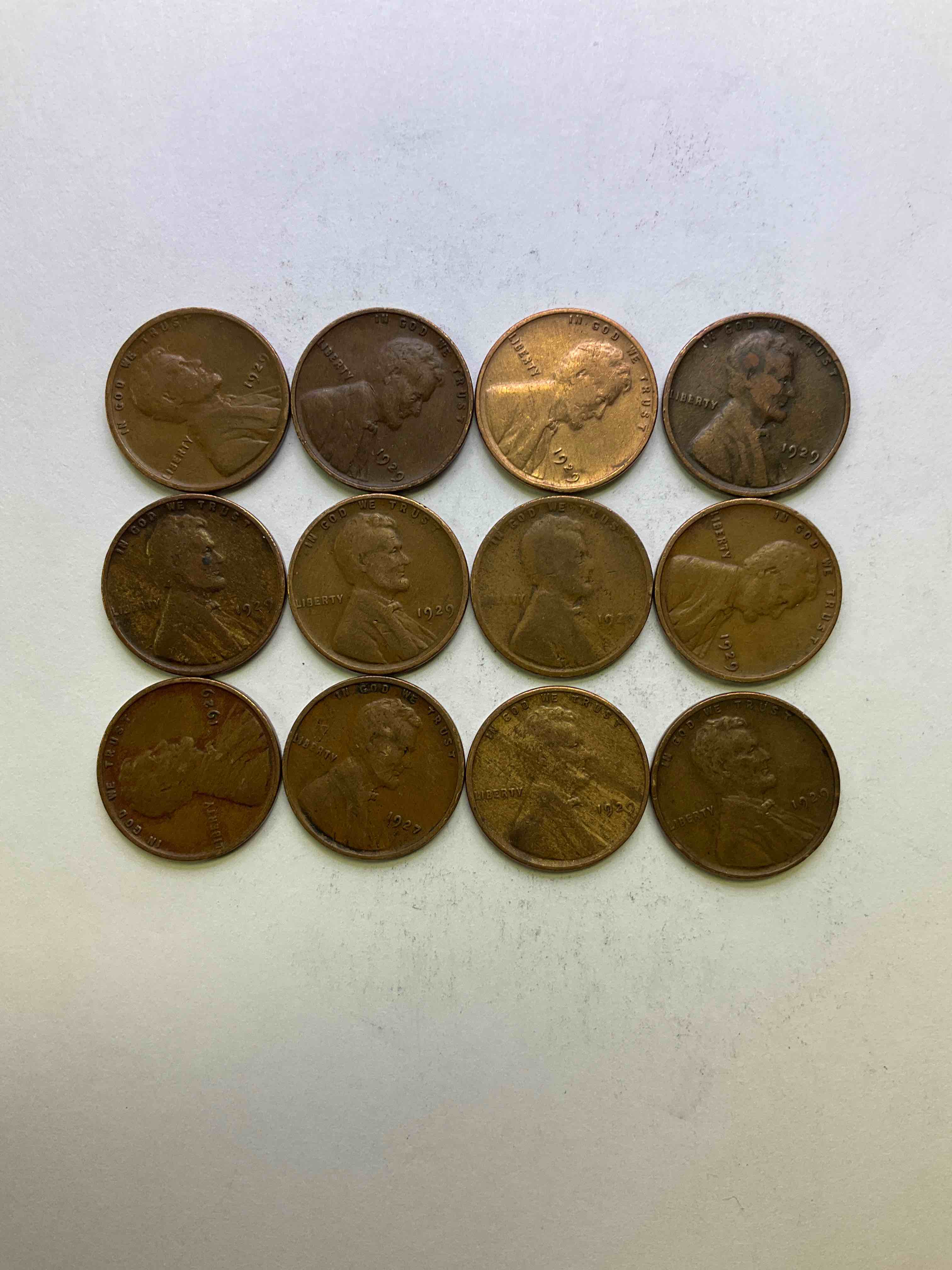1929, The Year Of Infamy! Here Are RARE Pennies From 1929, The Year The Stock Market Crashed That Ended The Roaring Twenties & Entered America Into The Great Depression. These Gorgeous Pennies Are In Great, Circulated Condition For Their Age & Have Visible Dates. Own A Piece Of History From A Year That Will Live In Infamy!