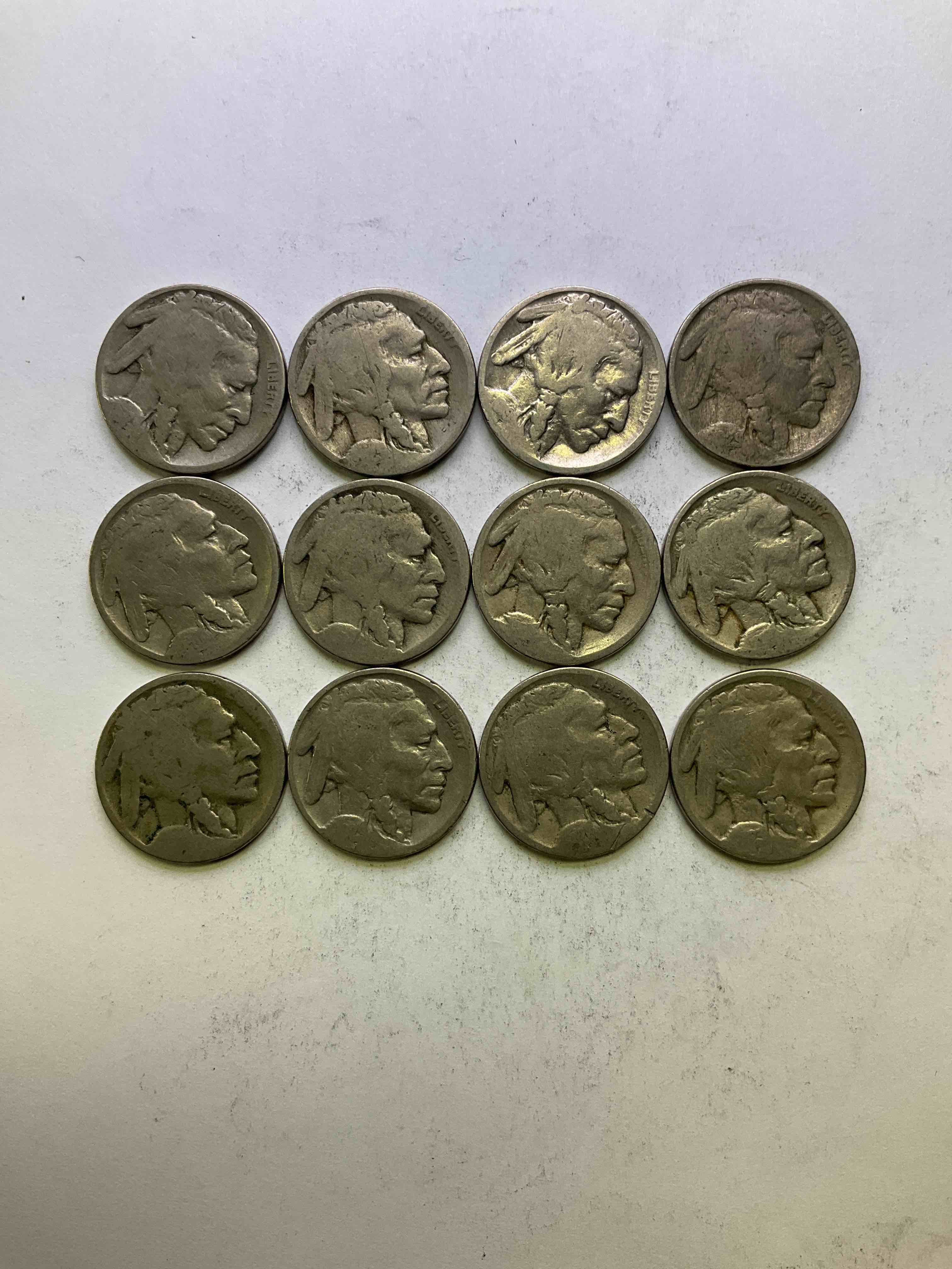 Historic Buffalo Nickels! Indian Head Buffalo Nickels Were Minted From 1913 To 1938 & Have Become A Favorite For Coin Collectors Around The World! Own Pieces Of American History With These Cools Indian Head Buffalo Nickels In Circulated Condition, Most With Visible Dates Which Is Very Rare For Buffalo Nickels!