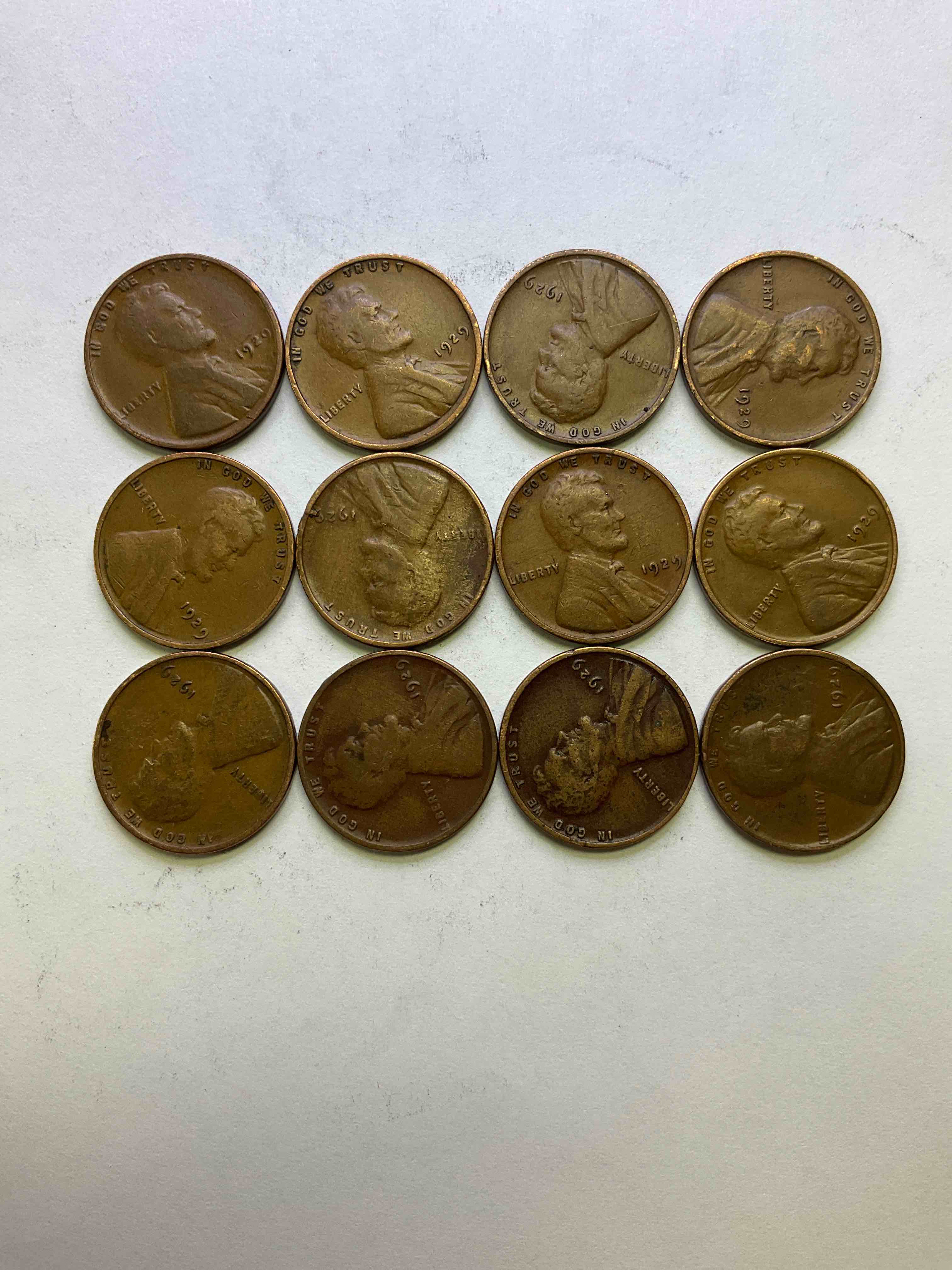 1929, The Year Of Infamy! Here Are RARE Pennies From 1929, The Year The Stock Market Crashed That Ended The Roaring Twenties & Entered America Into The Great Depression. These Gorgeous Pennies Are In Great, Circulated Condition For Their Age & Have Visible Dates. Own A Piece Of History From A Year That Will Live In Infamy!