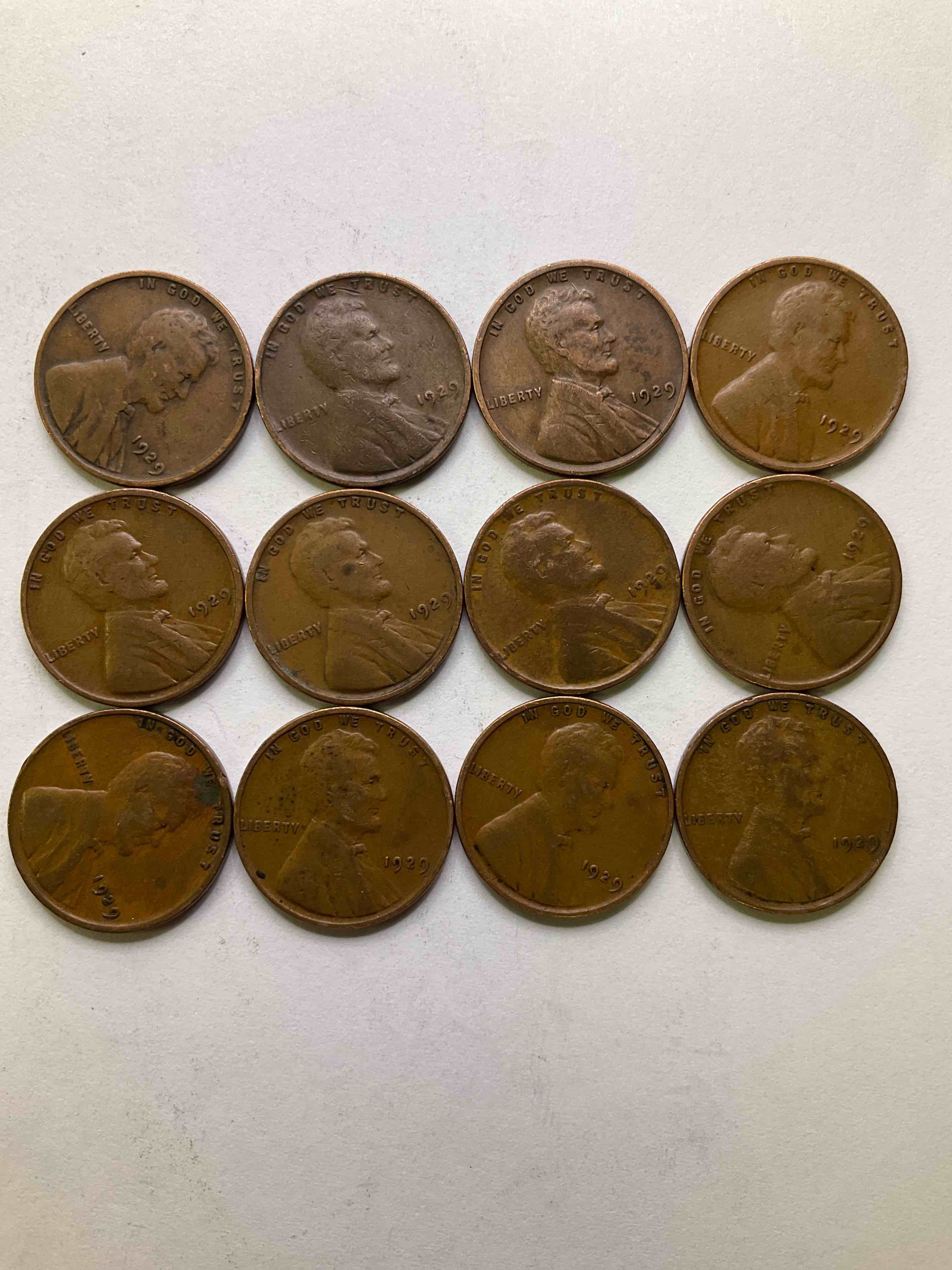 1929, The Year Of Infamy! Here Are RARE Pennies From 1929, The Year The Stock Market Crashed That Ended The Roaring Twenties & Entered America Into The Great Depression. These Gorgeous Pennies Are In Great, Circulated Condition For Their Age & Have Visible Dates. Own A Piece Of History From A Year That Will Live In Infamy!