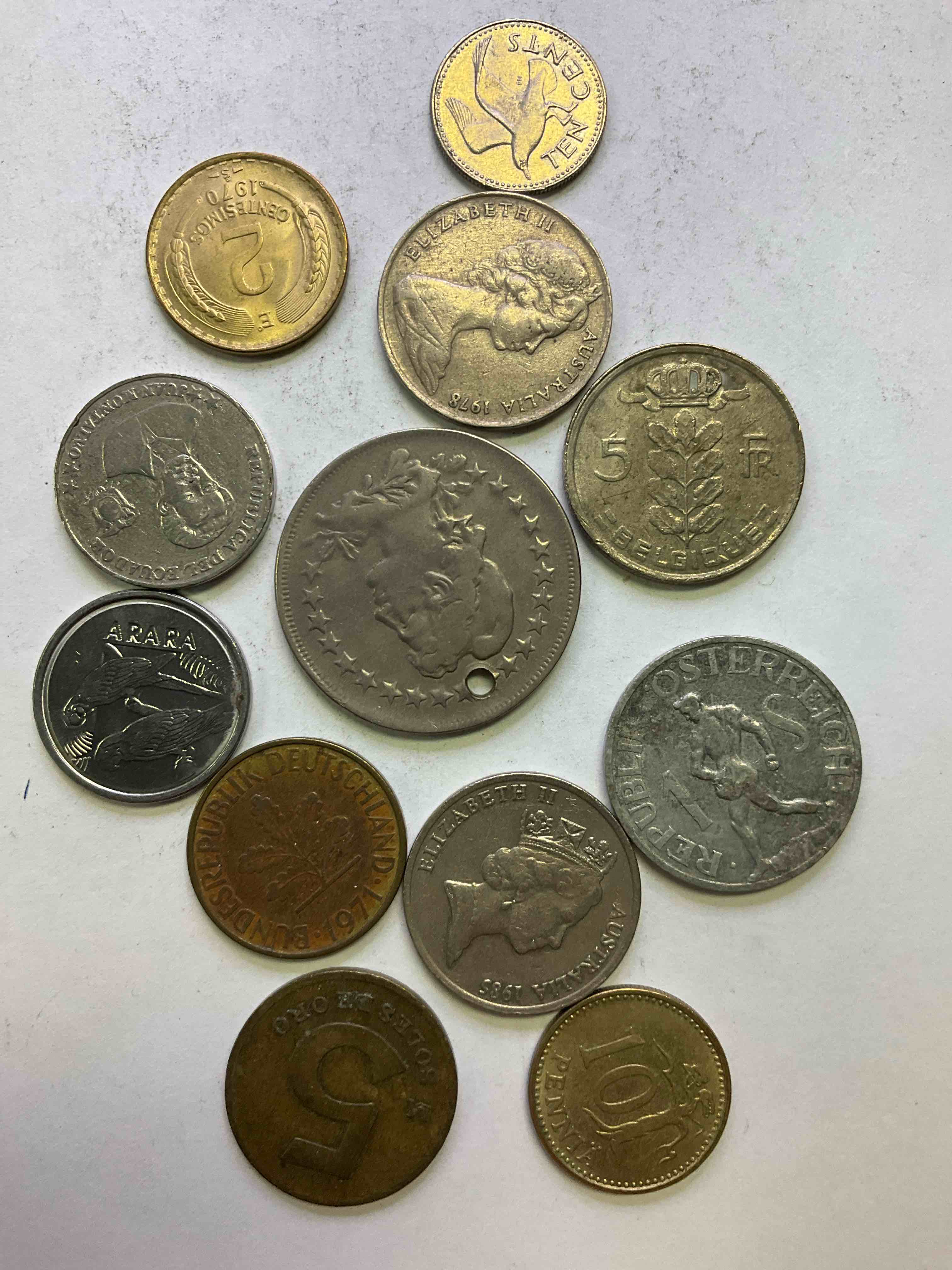 World Coins, Antique & Vintage! Each Lot Unique! Many Different Years, Countries, Sizes & Exotic Places. This Cool Collection Of Antique Coins From Around The World Is Loads Of Fun! Have Fun Identifying Each Coin & Country As A great Educational Tool! A Great Investment Too!