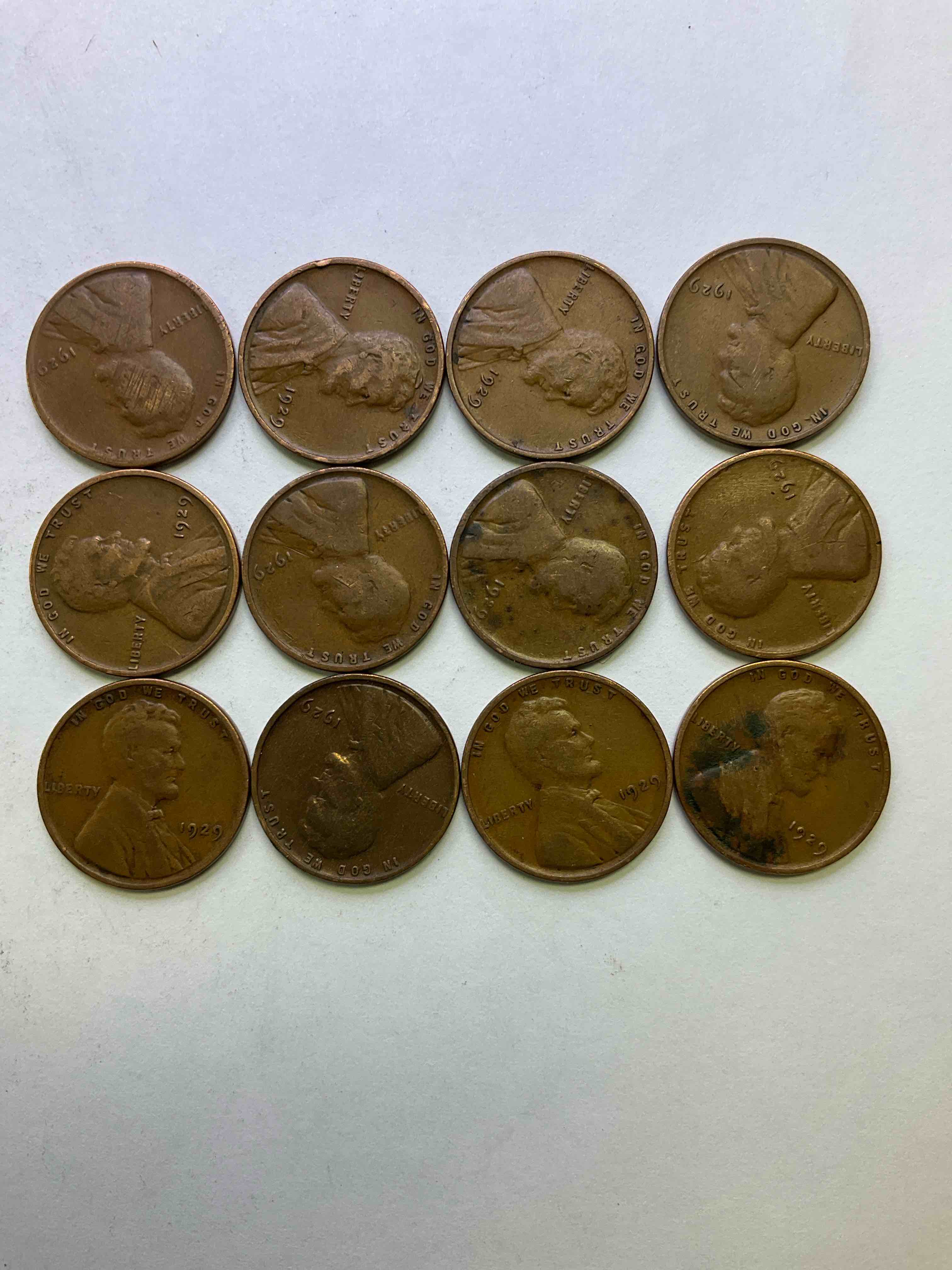 1929, The Year Of Infamy! Here Are RARE Pennies From 1929, The Year The Stock Market Crashed That Ended The Roaring Twenties & Entered America Into The Great Depression. These Gorgeous Pennies Are In Great, Circulated Condition For Their Age & Have Visible Dates. Own A Piece Of History From A Year That Will Live In Infamy!
