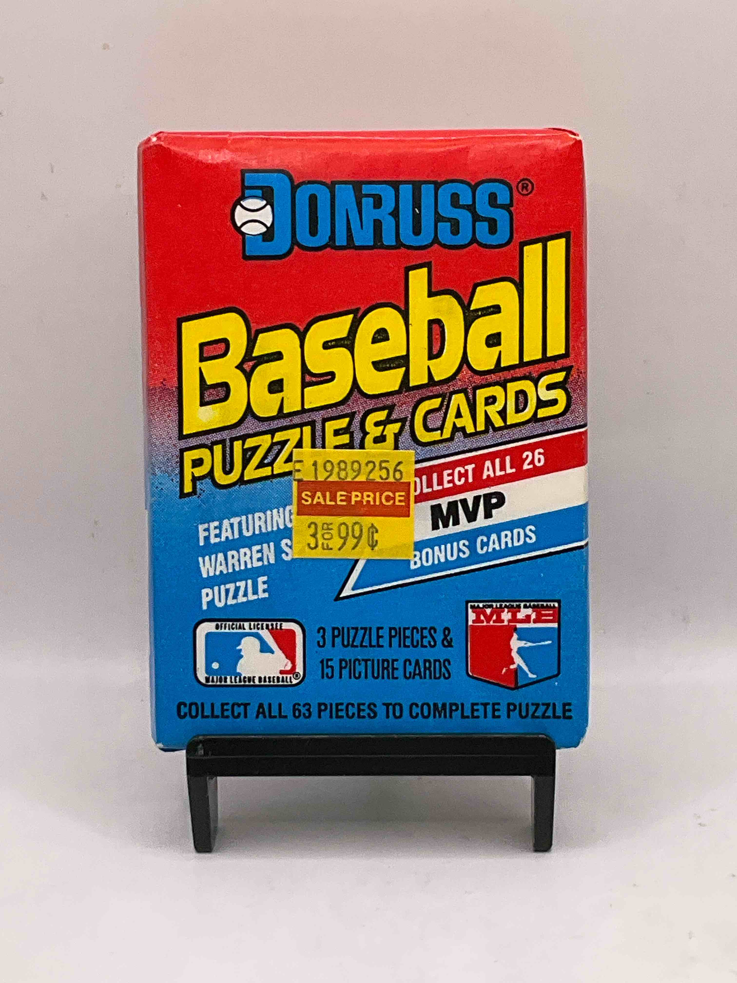 1989 Donruss Baseball Unopened Sports Card Wax Packs! Direct From Original Retail Case! Search For Valuable Ken Griffey Jr. & Randy Johnson Rookie Cards!