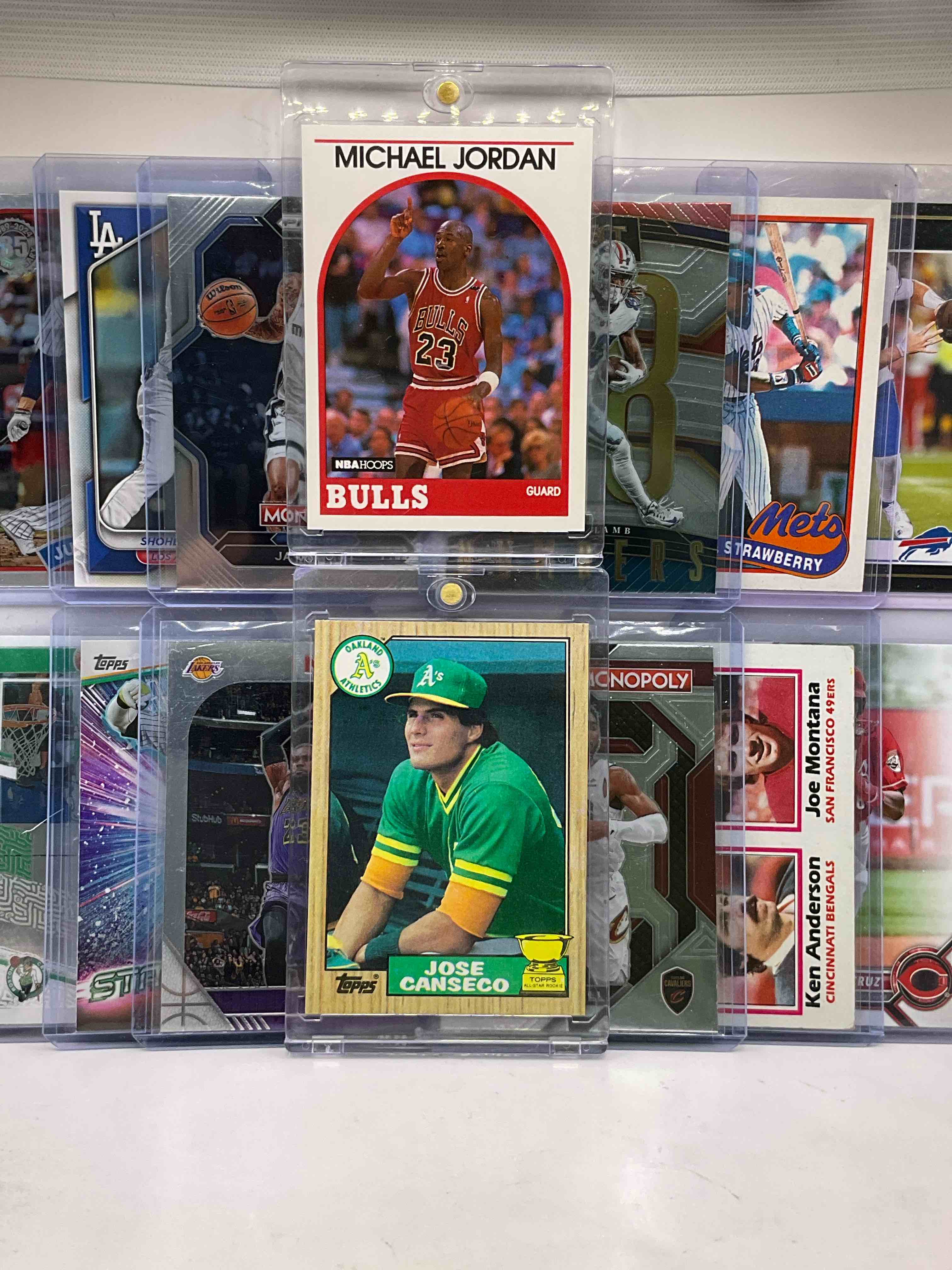 Cool Card Smorgasbord! Jose Canseco Rookie, Michael Jordan, Ja Morant, Jayson Tatum, Elly De La Cruz, Donovan Mitchell, Joe Montana, LeBron James, CeeDee Lamb, Aaron Judge, Shohei Ohtani, Jalen Hurts & So Many More! Insane Card Lot!