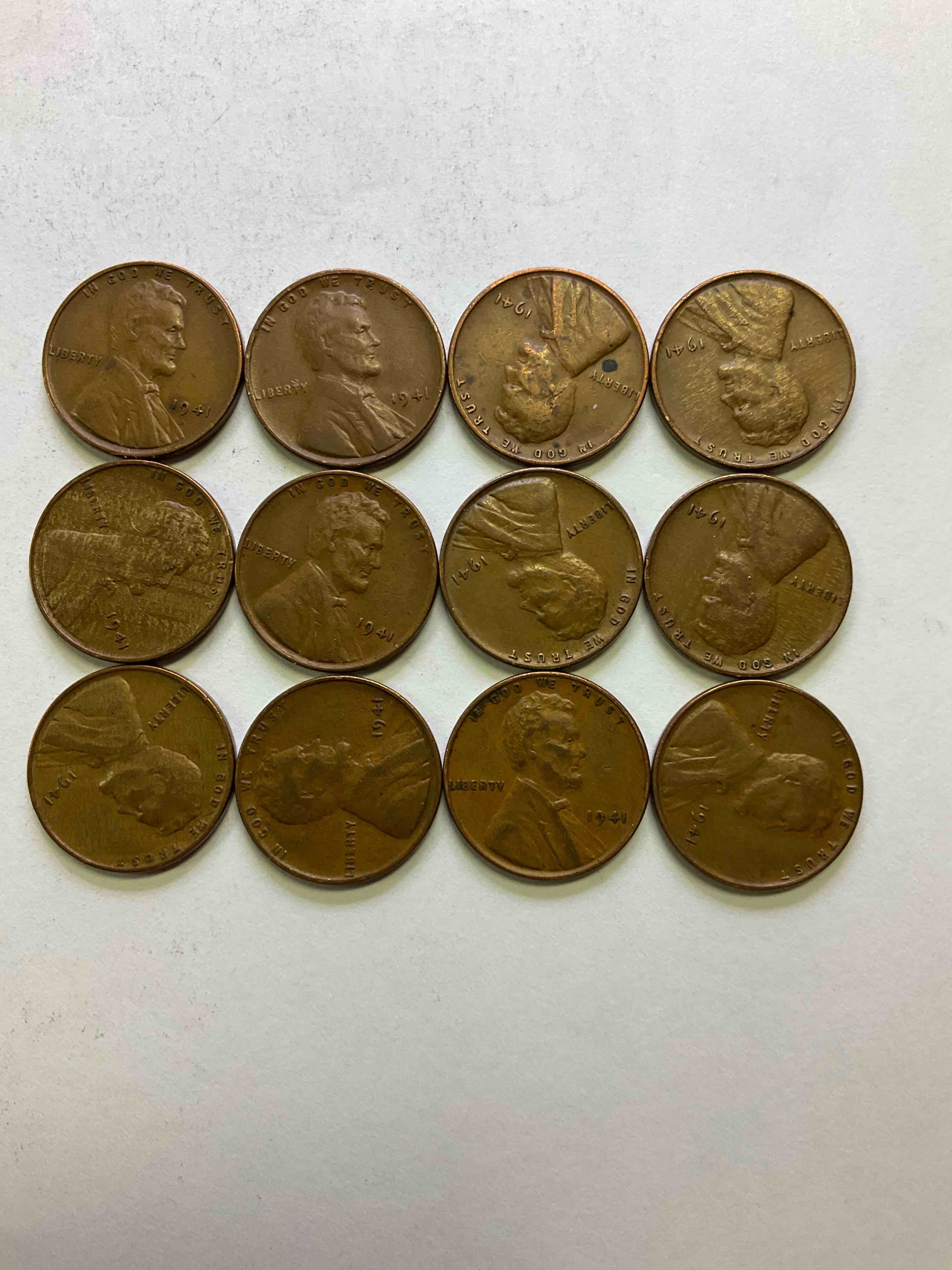 1941 WWII History! Check Out These Incredible Lincoln Pennies From The Year That Will Live In Infamy... 1941 When On Dec 7 Pearl Harbor Was Bombed & America Entered World War 2! Nearly Impossible To Collect & Incredible Pieces Of History!