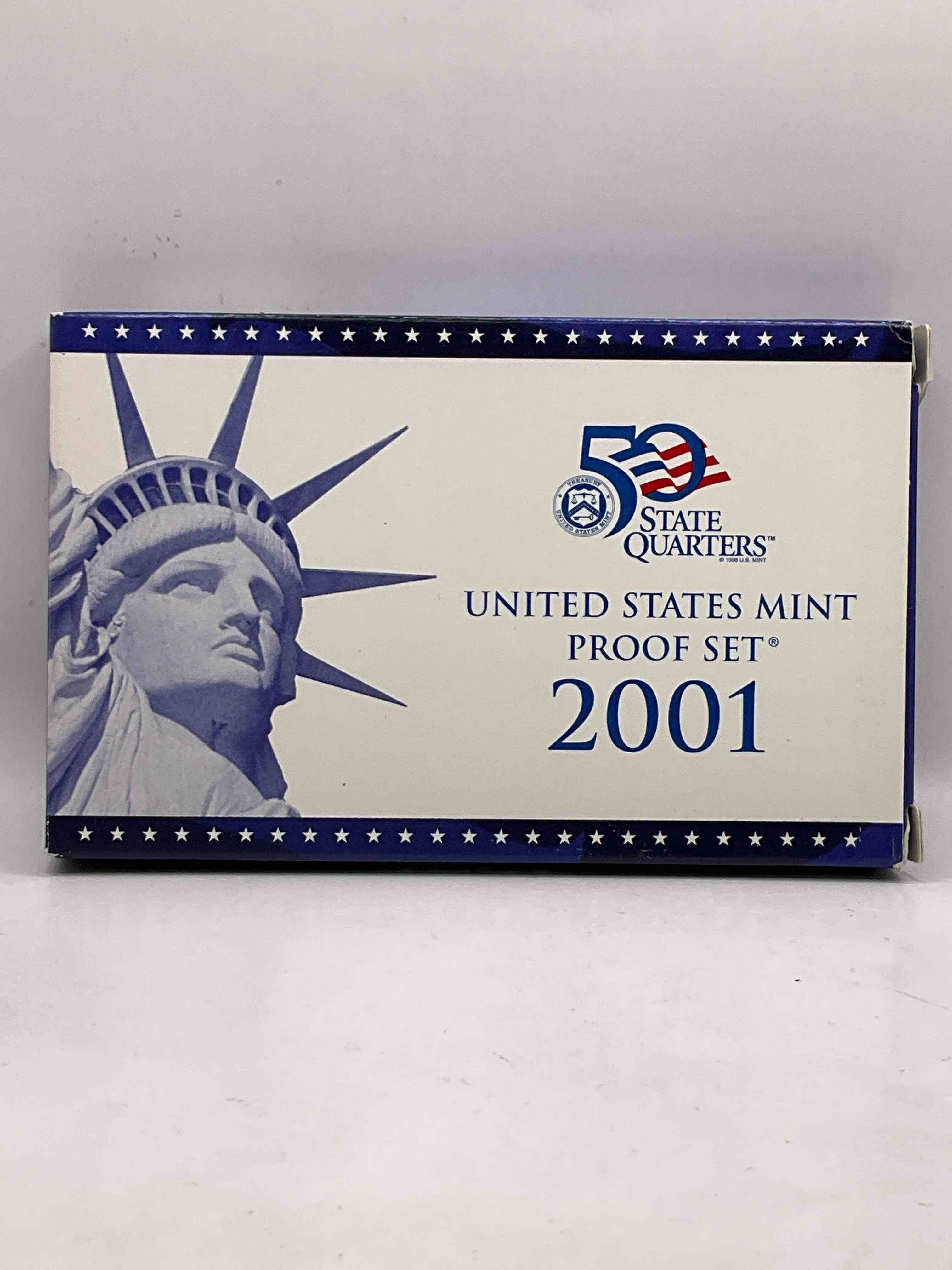 2001, The Year The World Changed Forever. Here Is A Gorgeous 2001 U.S. Mint Set! Includes 10 Coins, Each Coin Minted That Year To Include The Five State Quarters Issued That Year. Still In Original Box Direct From The U.S. Mint. Own An Incredible Collector Item & An Important Piece Of History.