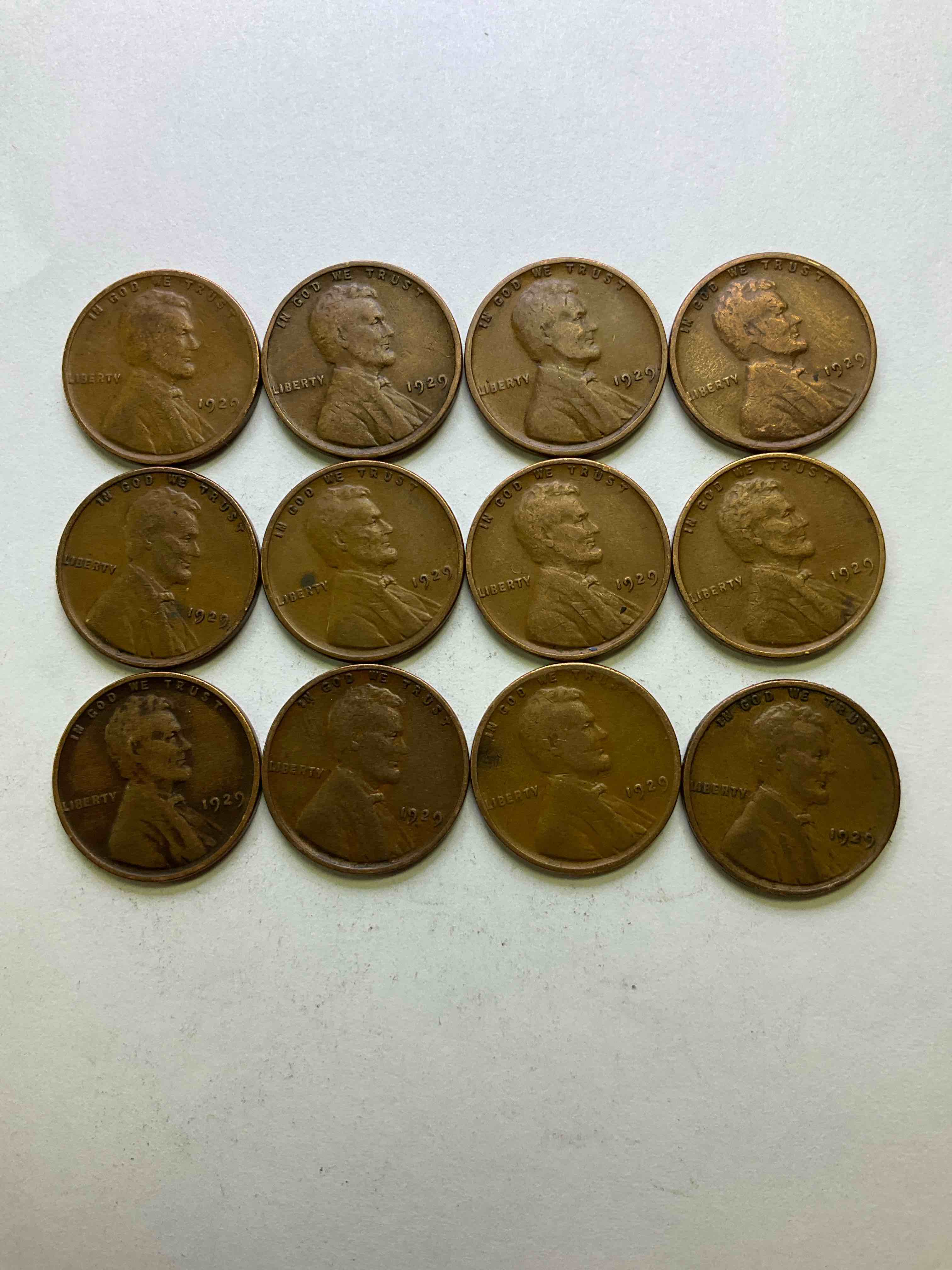 1929, The Year Of Infamy! Here Are RARE Pennies From 1929, The Year The Stock Market Crashed That Ended The Roaring Twenties & Entered America Into The Great Depression. These Gorgeous Pennies Are In Great, Circulated Condition For Their Age & Have Visible Dates. Own A Piece Of History From A Year That Will Live In Infamy!