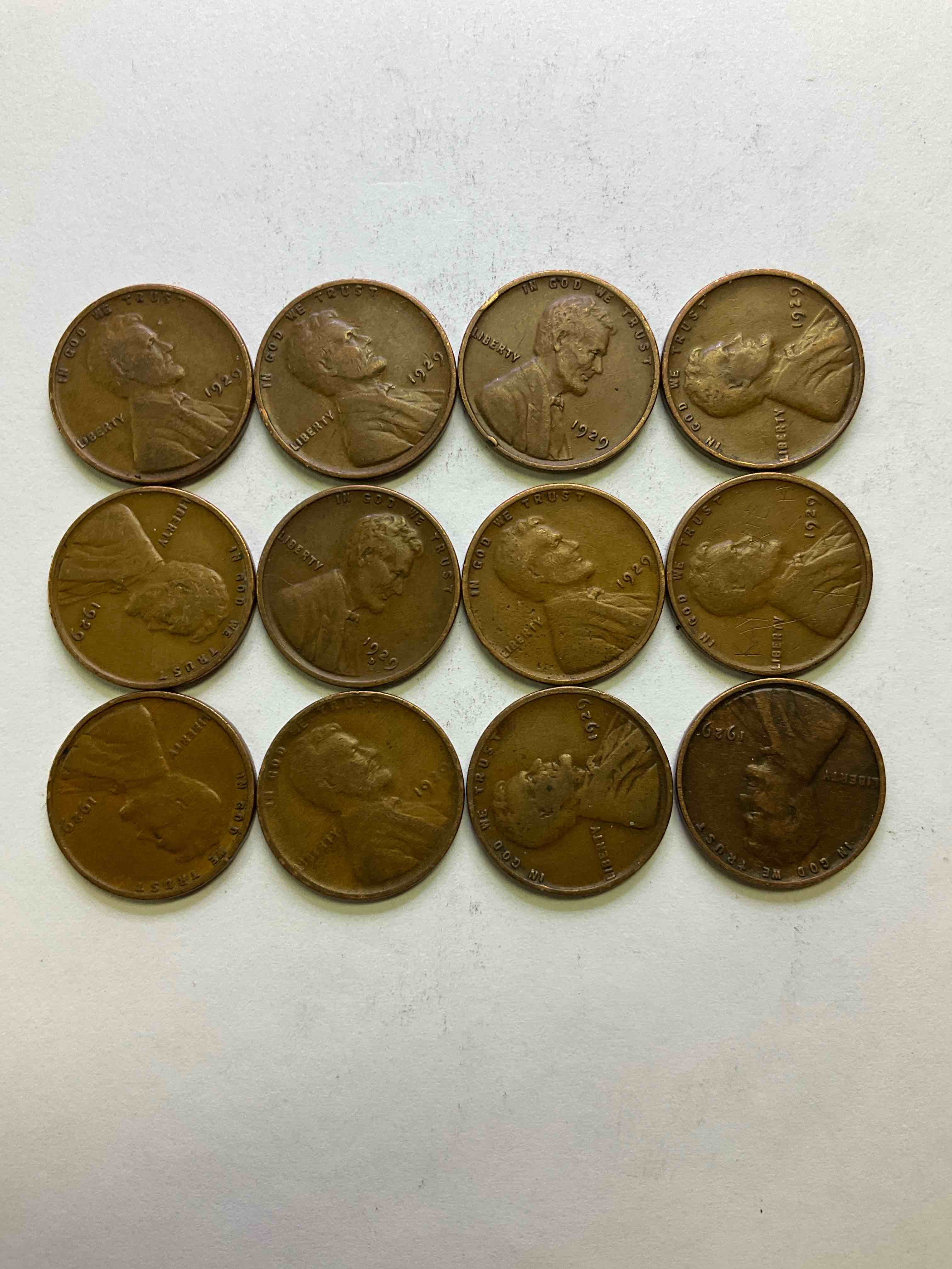 1929, The Year Of Infamy! Here Are RARE Pennies From 1929, The Year The Stock Market Crashed That Ended The Roaring Twenties & Entered America Into The Great Depression. These Gorgeous Pennies Are In Great, Circulated Condition For Their Age & Have Visible Dates. Own A Piece Of History From A Year That Will Live In Infamy!
