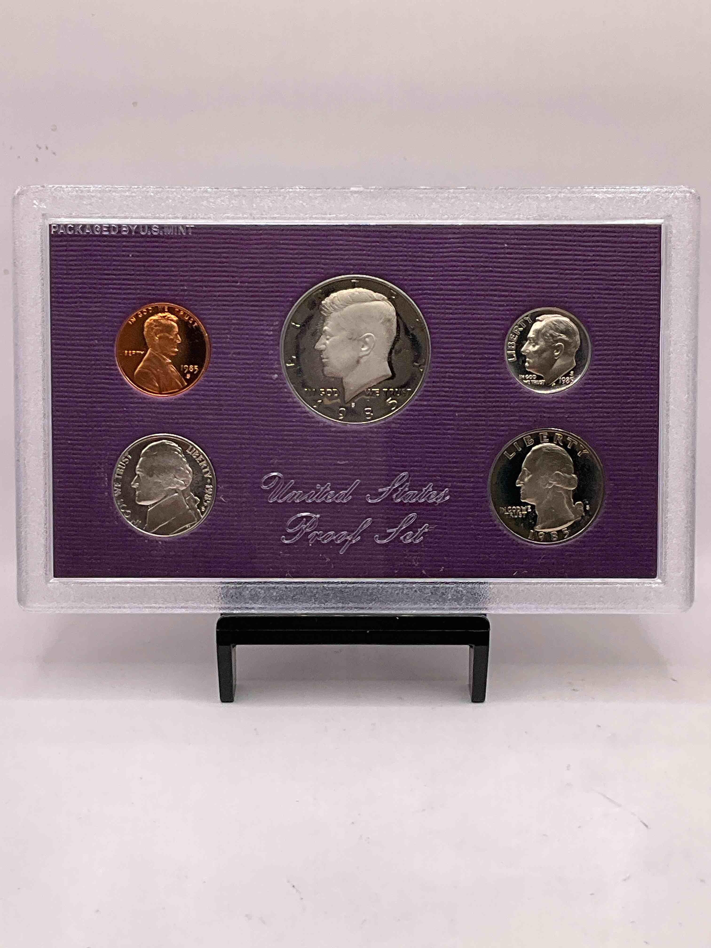 Get "Back To The Future" From 1985! This Gorgeous Mint Set Features Each U.S. Coin Minted in 1985 In Uncirculated Condition, Direct From The U.S. Treasury! Still In Original Gorgeous Display Case, Direct From The U.S. Treasury In 1985! Own An Awesome Investment & Incredible Piece Of U.S. History! Also Makes For An Awesome Gift!