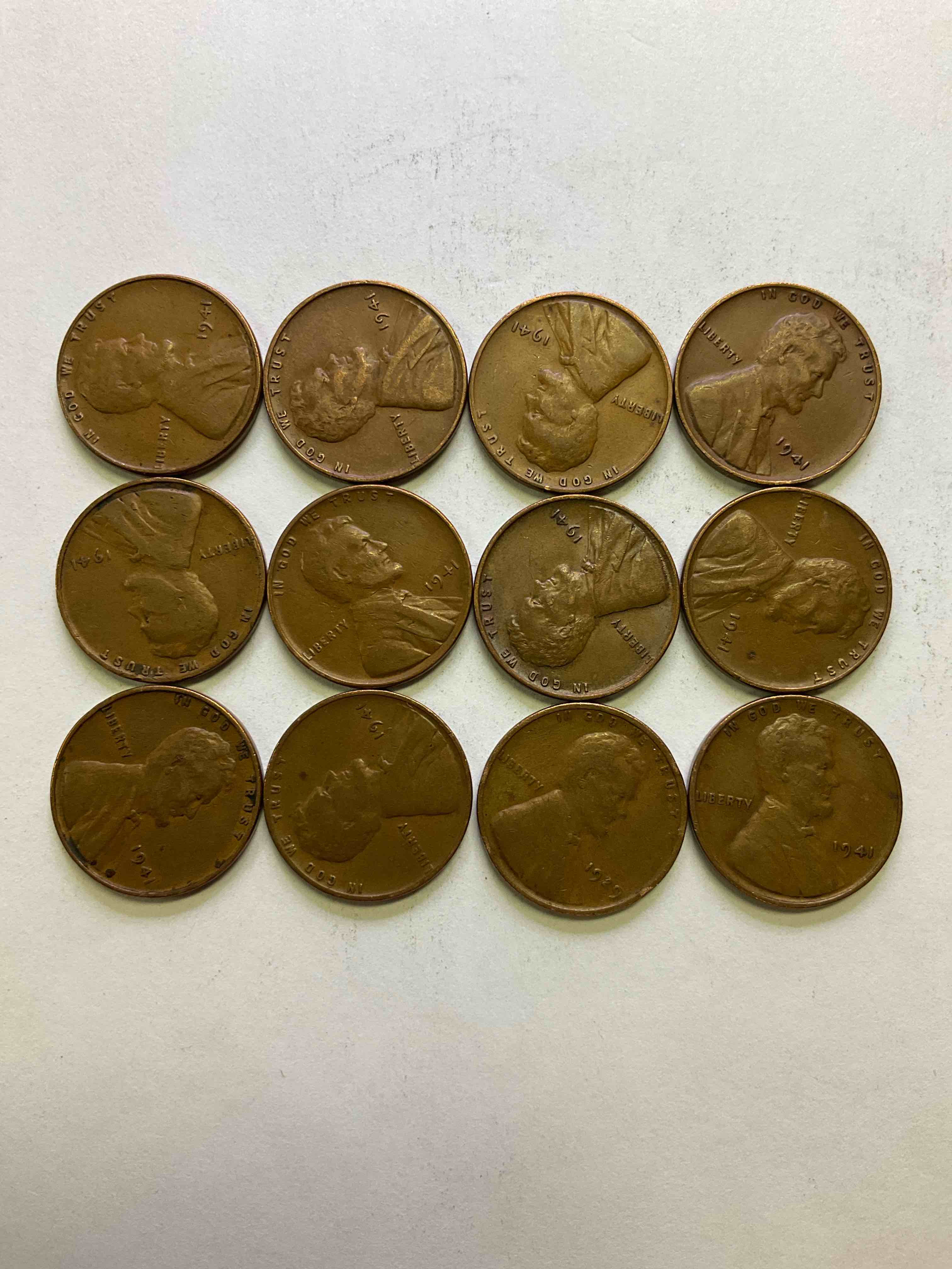 1941 WWII History! Check Out These Incredible Lincoln Pennies From The Year That Will Live In Infamy... 1941 When On Dec 7 Pearl Harbor Was Bombed & America Entered World War 2! Nearly Impossible To Collect & Incredible Pieces Of History!