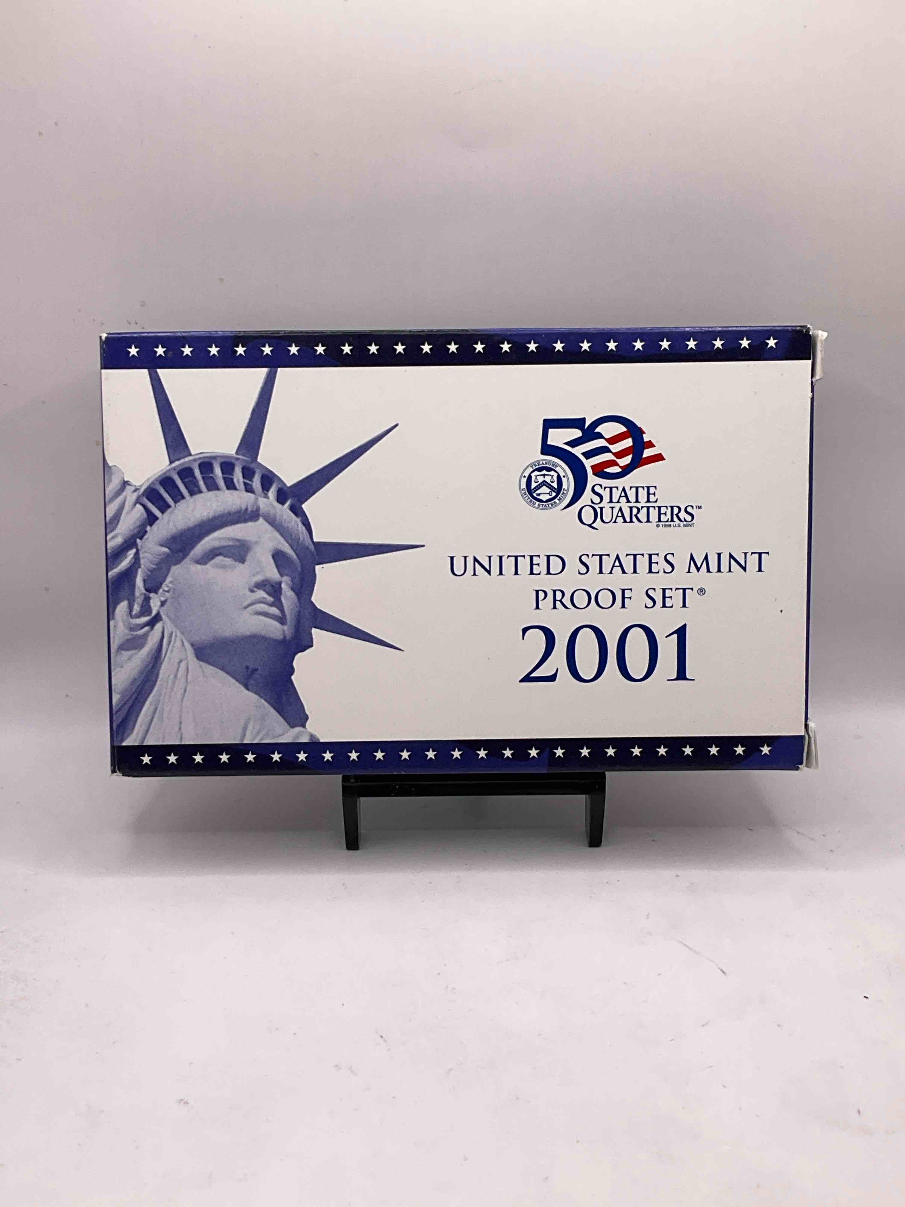 2001, The Year The World Changed Forever. Here Is A Gorgeous 2001 U.S. Mint Set! Includes 10 Coins, Each Coin Minted That Year To Include The Five State Quarters Issued That Year. Still In Original Box Direct From The U.S. Mint. Own An Incredible Collector Item & An Important Piece Of History.