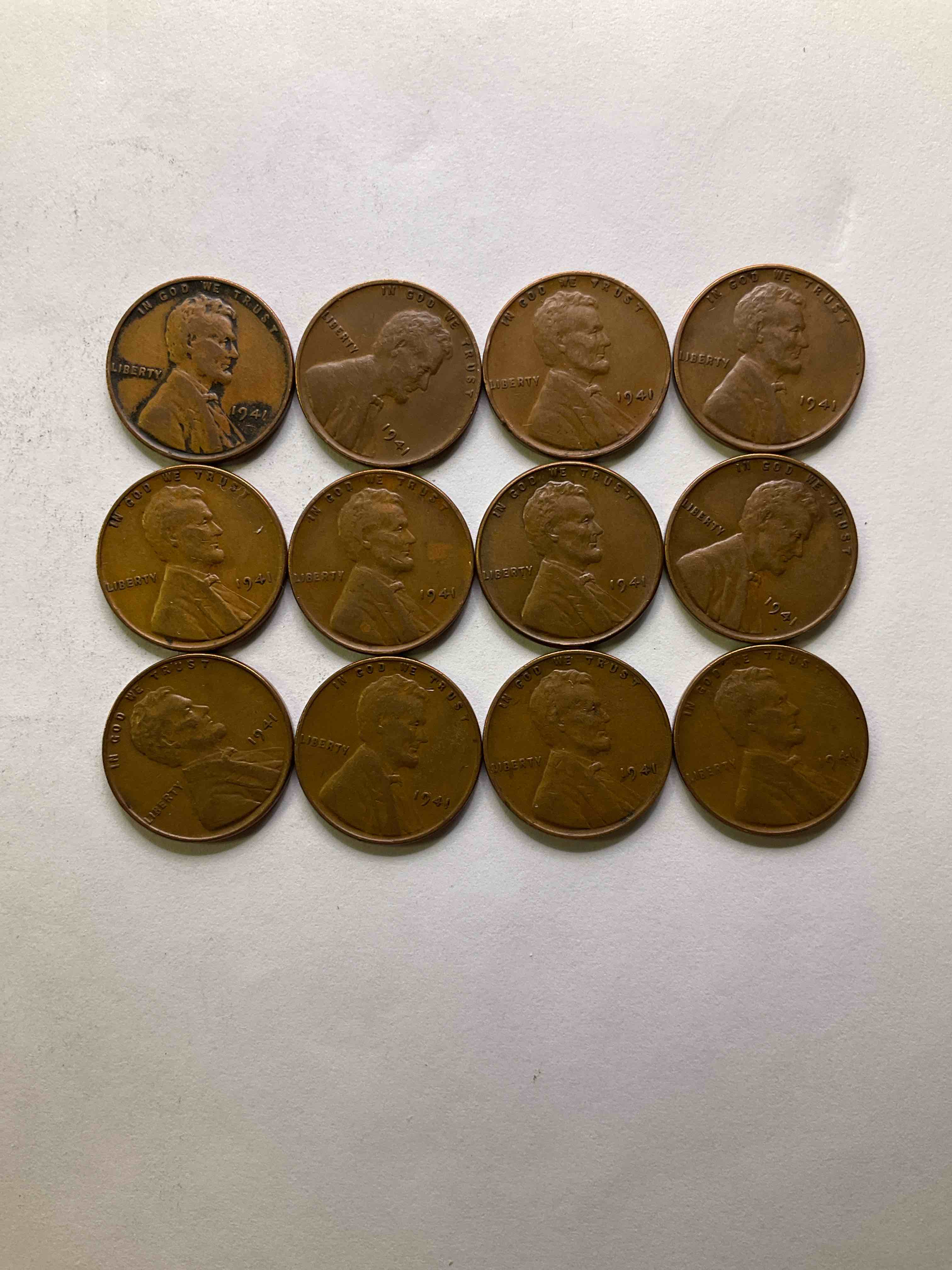 1941 WWII History! Check Out These Incredible Lincoln Pennies From The Year That Will Live In Infamy... 1941 When On Dec 7 Pearl Harbor Was Bombed & America Entered World War 2! Nearly Impossible To Collect & Incredible Pieces Of History!