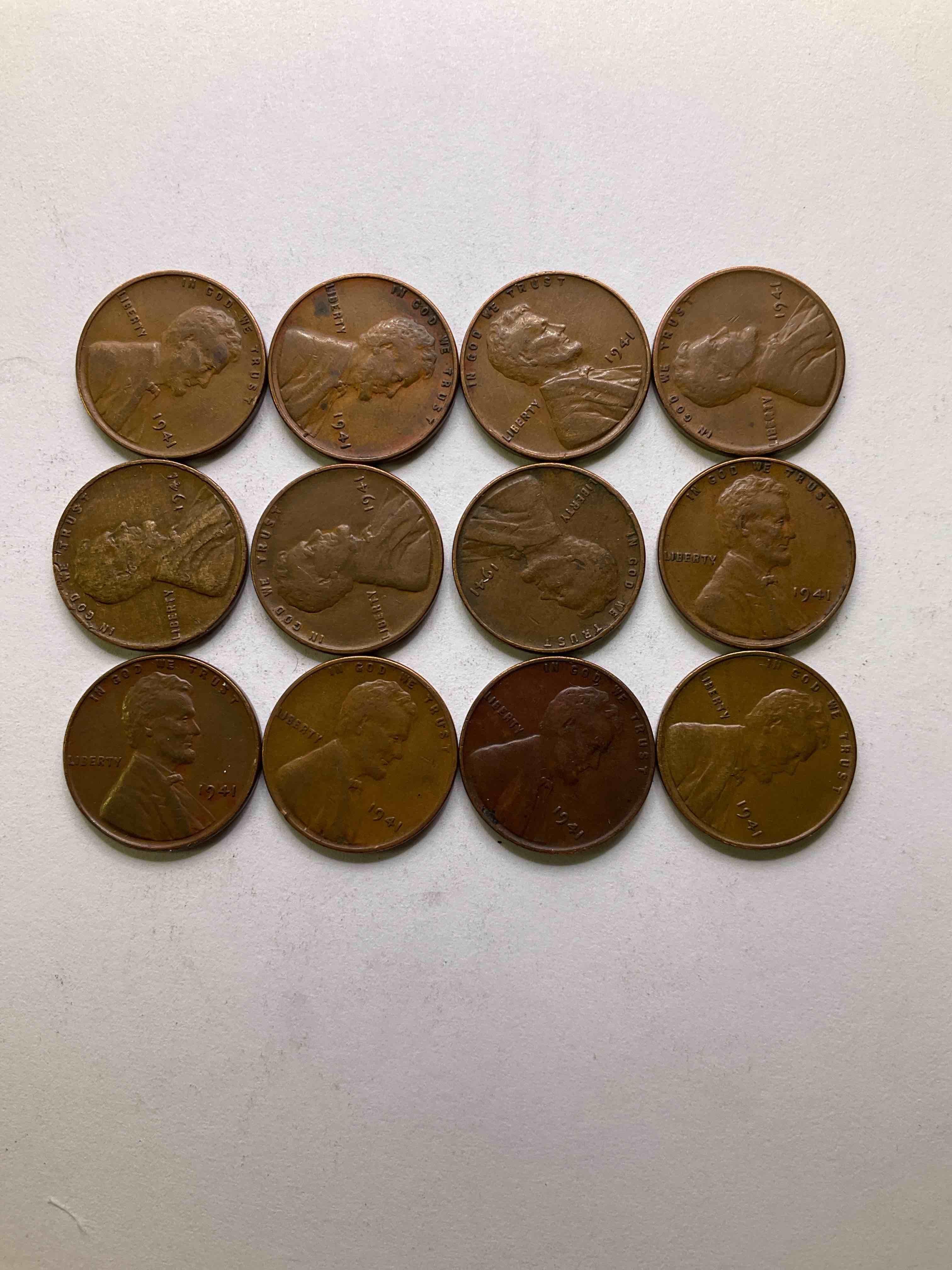1941 WWII History! Check Out These Incredible Lincoln Pennies From The Year That Will Live In Infamy... 1941 When On Dec 7 Pearl Harbor Was Bombed & America Entered World War 2! Nearly Impossible To Collect & Incredible Pieces Of History!