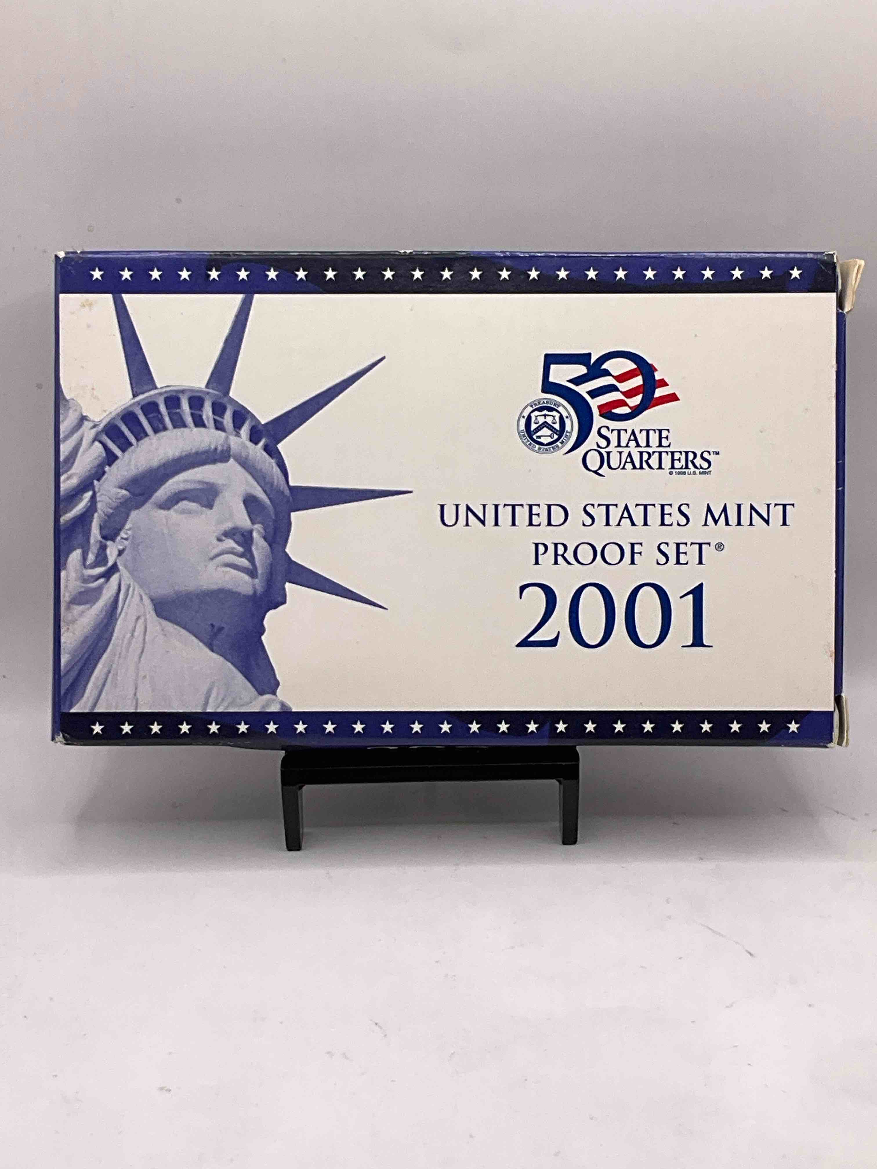 2001, The Year The World Changed Forever. Here Is A Gorgeous 2001 U.S. Mint Set! Includes 10 Coins, Each Coin Minted That Year To Include The Five State Quarters Issued That Year. Still In Original Box Direct From The U.S. Mint. Own An Incredible Collector Item & An Important Piece Of History.