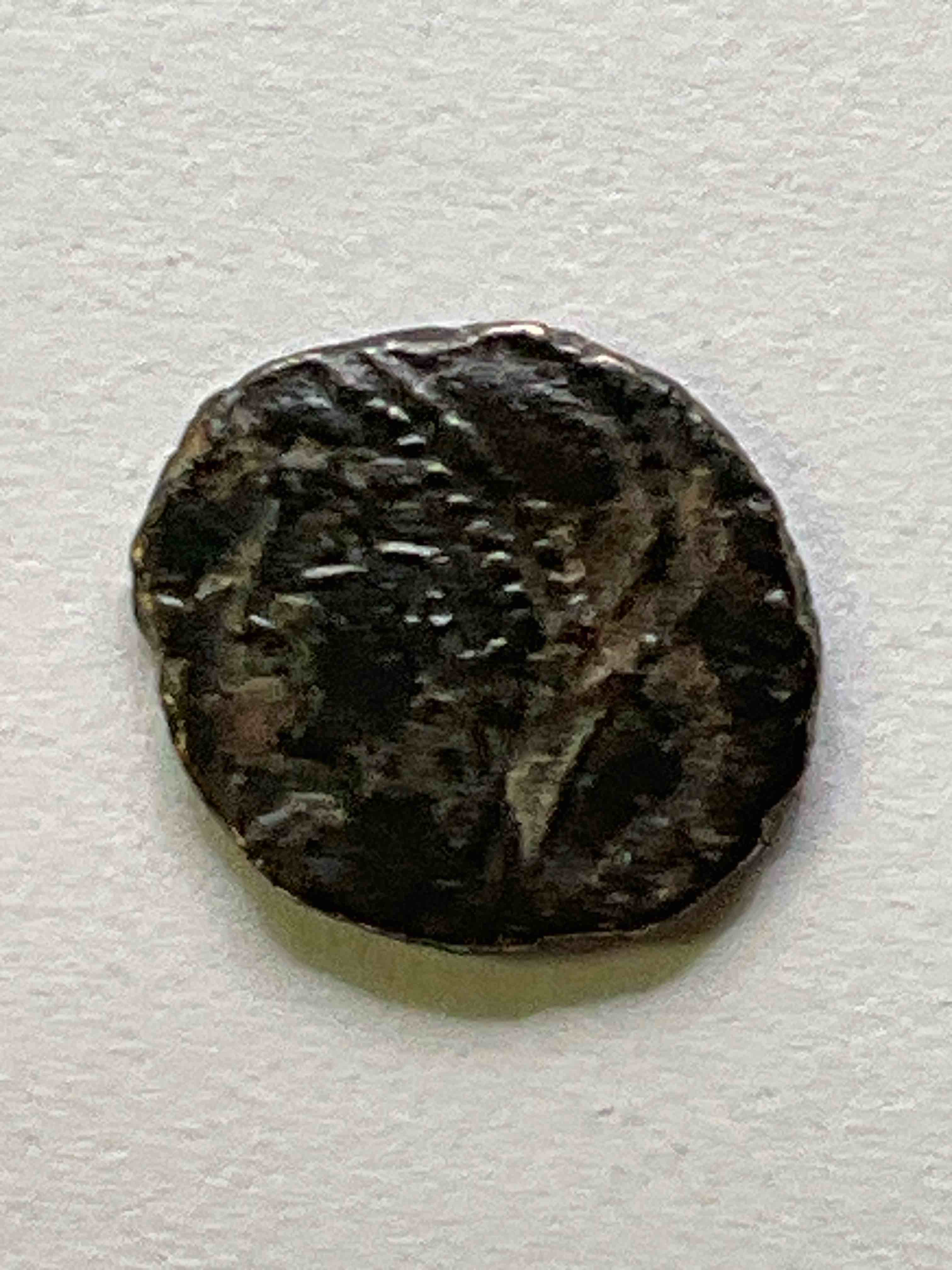Ancient Roman Empire Authentic Bronze Coin With Cool Details! Over 1,600 Years Old! Coin Believed To Be From Constans I Era, A.D. 348-351. This Coin Is A Serious Piece Of History With Historical Significance!