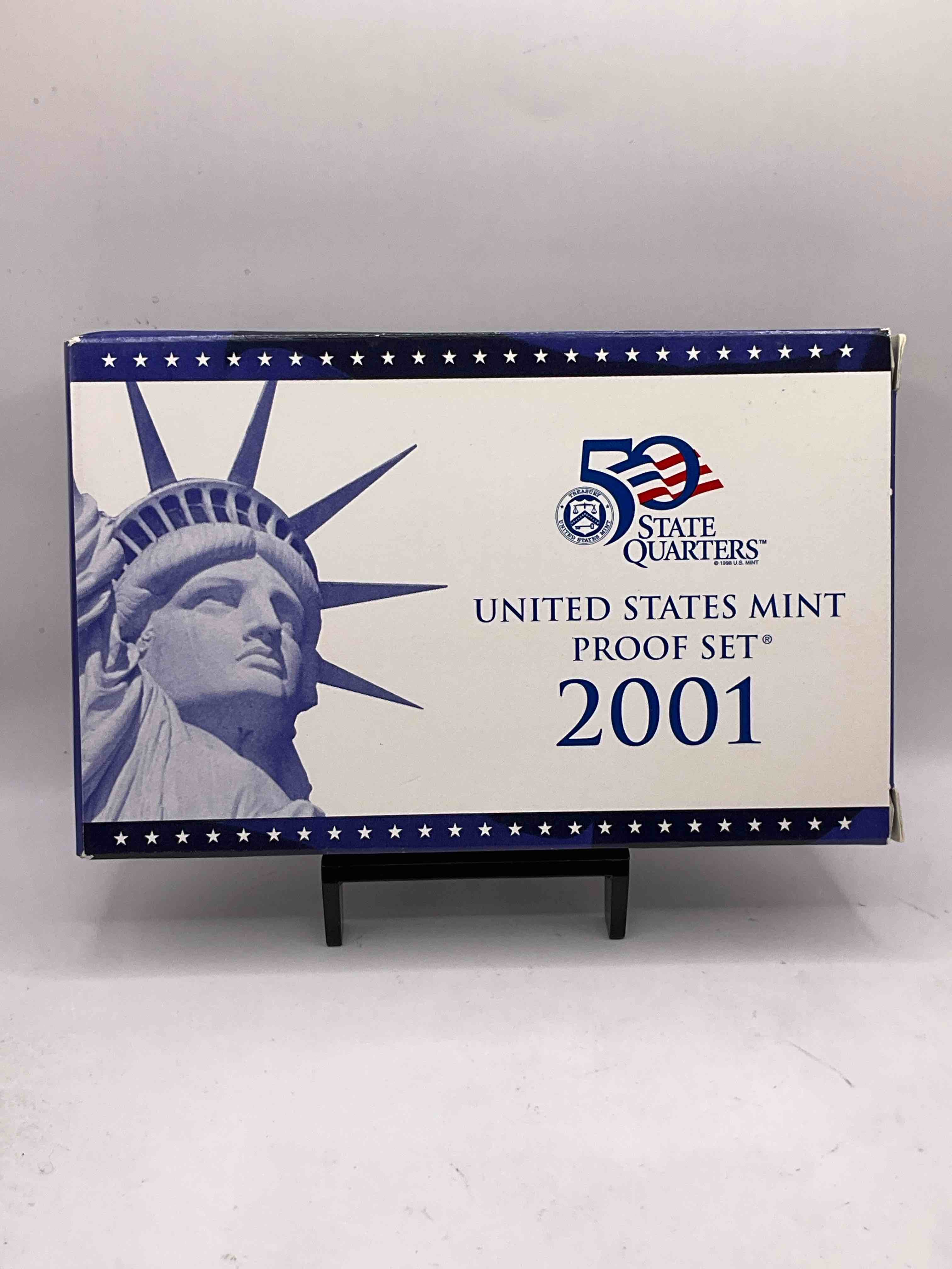 2001, The Year The World Changed Forever. Here Is A Gorgeous 2001 U.S. Mint Set! Includes 10 Coins, Each Coin Minted That Year To Include The Five State Quarters Issued That Year. Still In Original Box Direct From The U.S. Mint. Own An Incredible Collector Item & An Important Piece Of History.