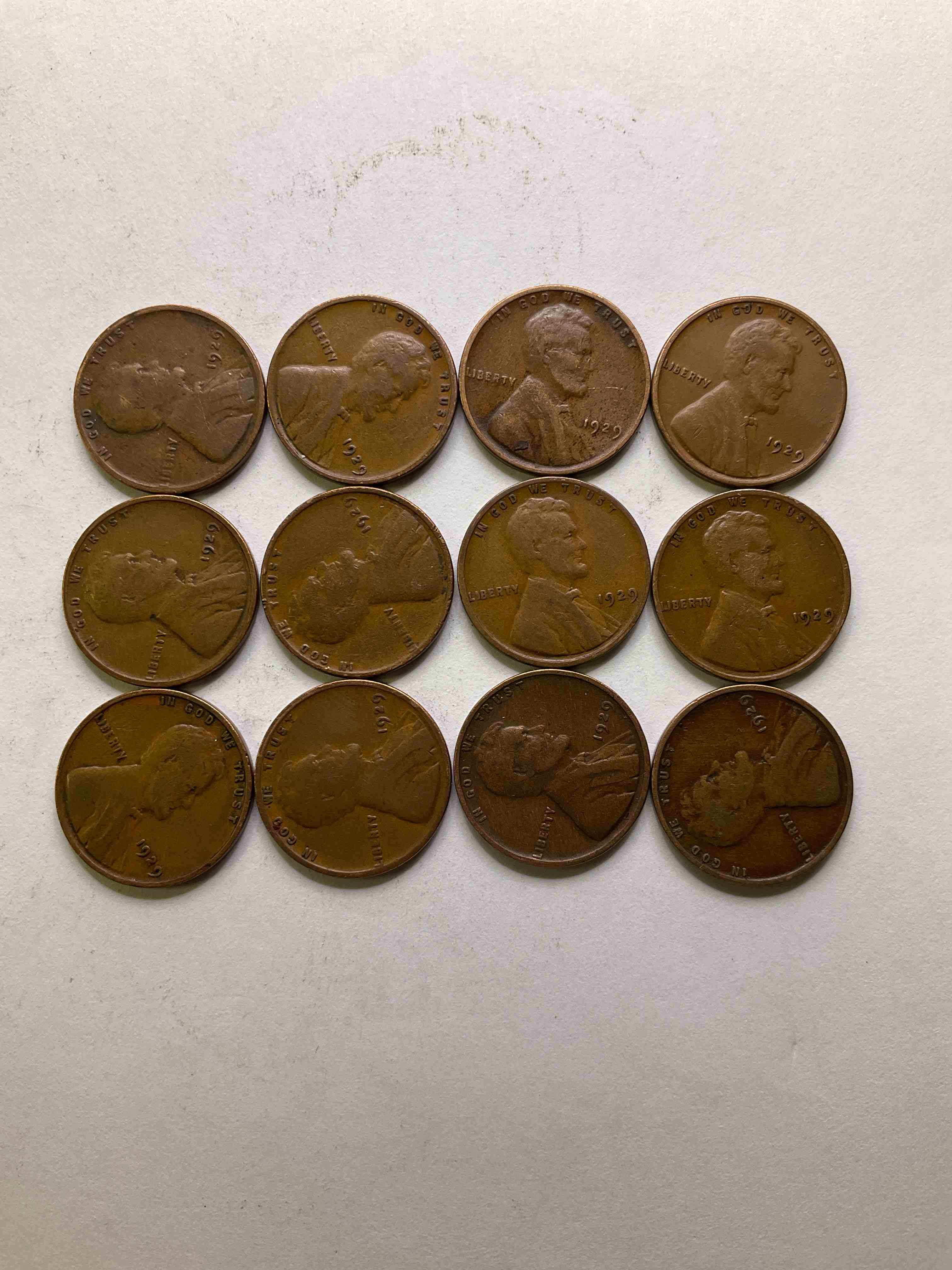 1929, The Year Of Infamy! Here Are RARE Pennies From 1929, The Year The Stock Market Crashed That Ended The Roaring Twenties & Entered America Into The Great Depression. These Gorgeous Pennies Are In Great, Circulated Condition For Their Age & Have Visible Dates. Own A Piece Of History From A Year That Will Live In Infamy! 