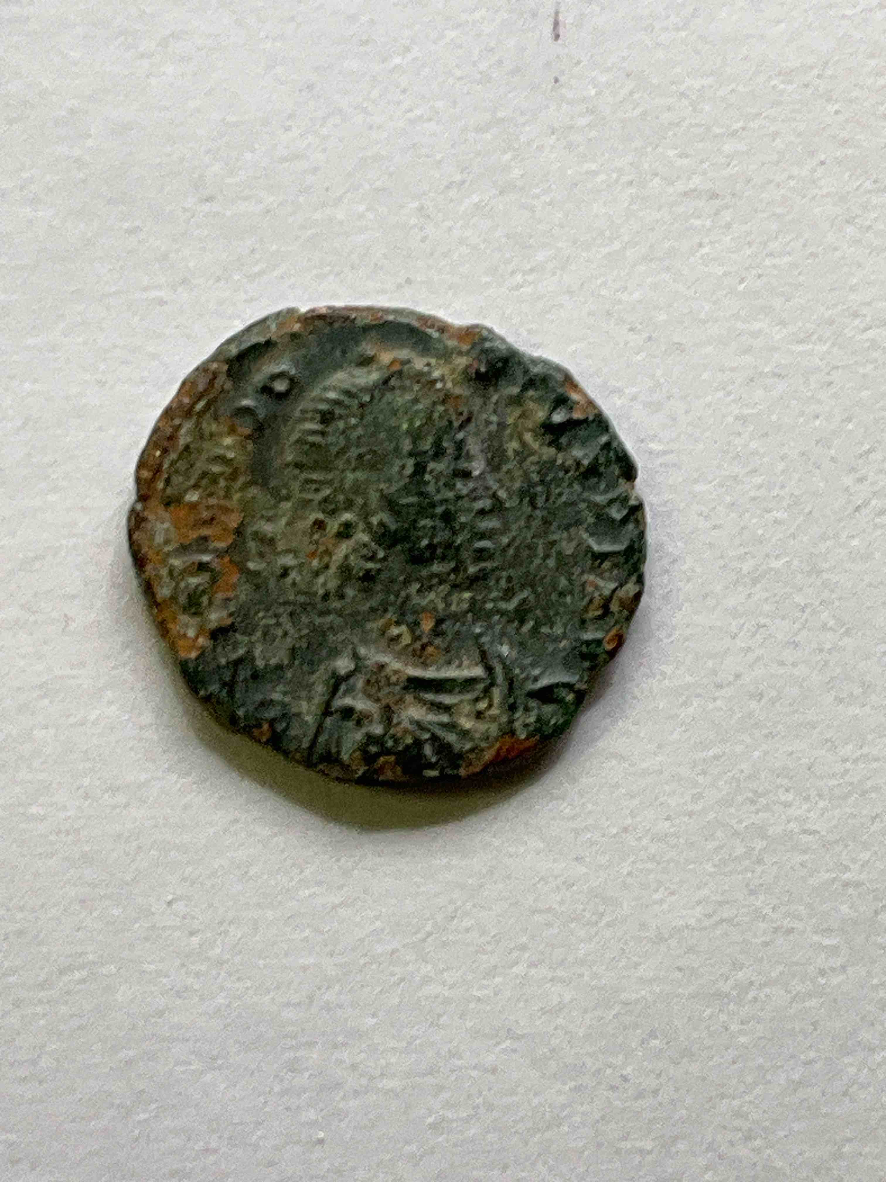 Ancient Roman Empire Authentic Bronze Coin With Cool Details! Over 1,600 Years Old! Coin Believed To Be From Theodosius I| Timeframe, A.D. 402-450 Era. This Coin Is A Serious Piece Of History With Historical Significance!
