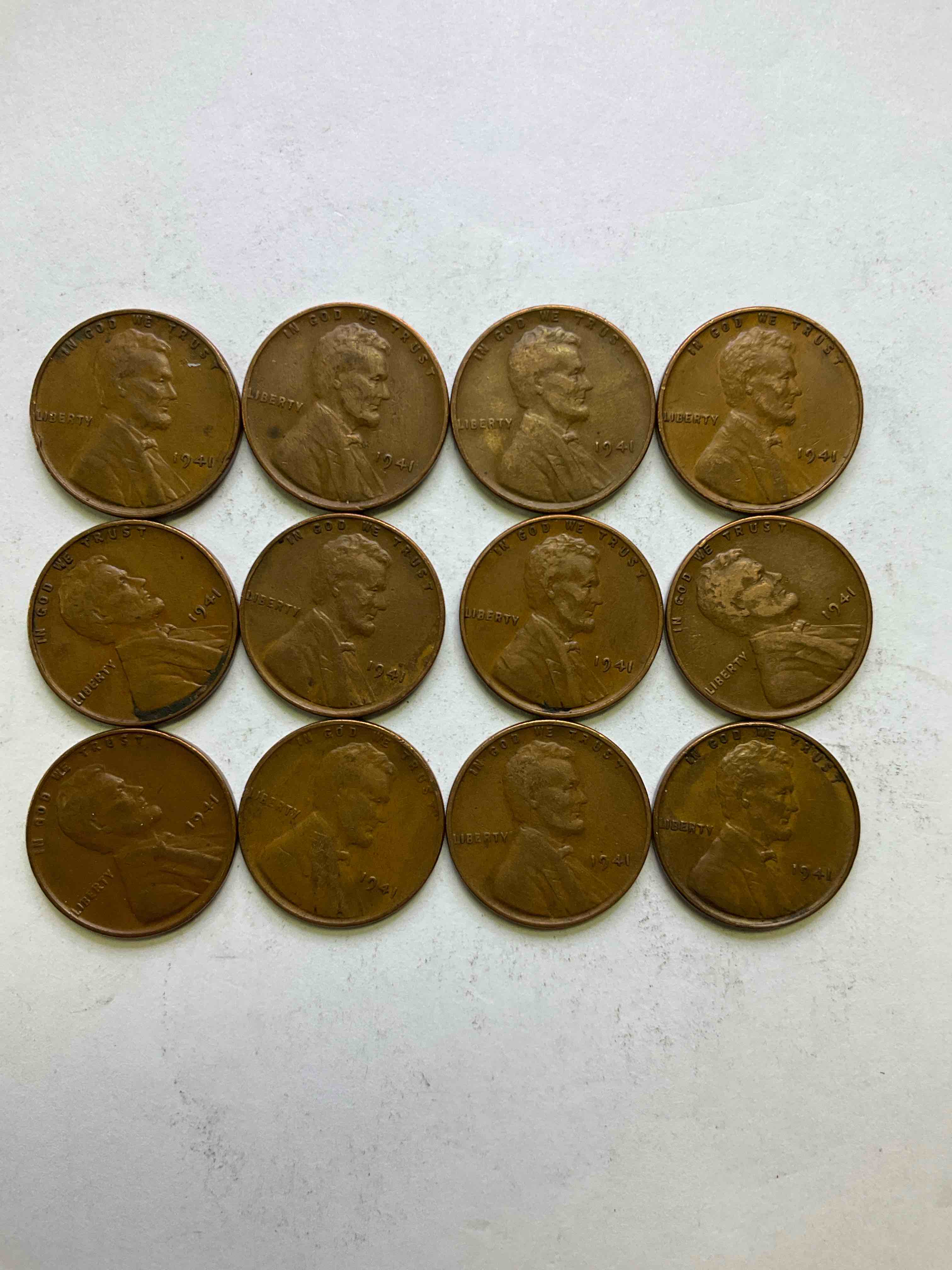 1941 WWII History! Check Out These Incredible Lincoln Pennies From The Year That Will Live In Infamy... 1941 When On Dec 7 Pearl Harbor Was Bombed & America Entered World War 2! Nearly Impossible To Collect & Incredible Pieces Of History!