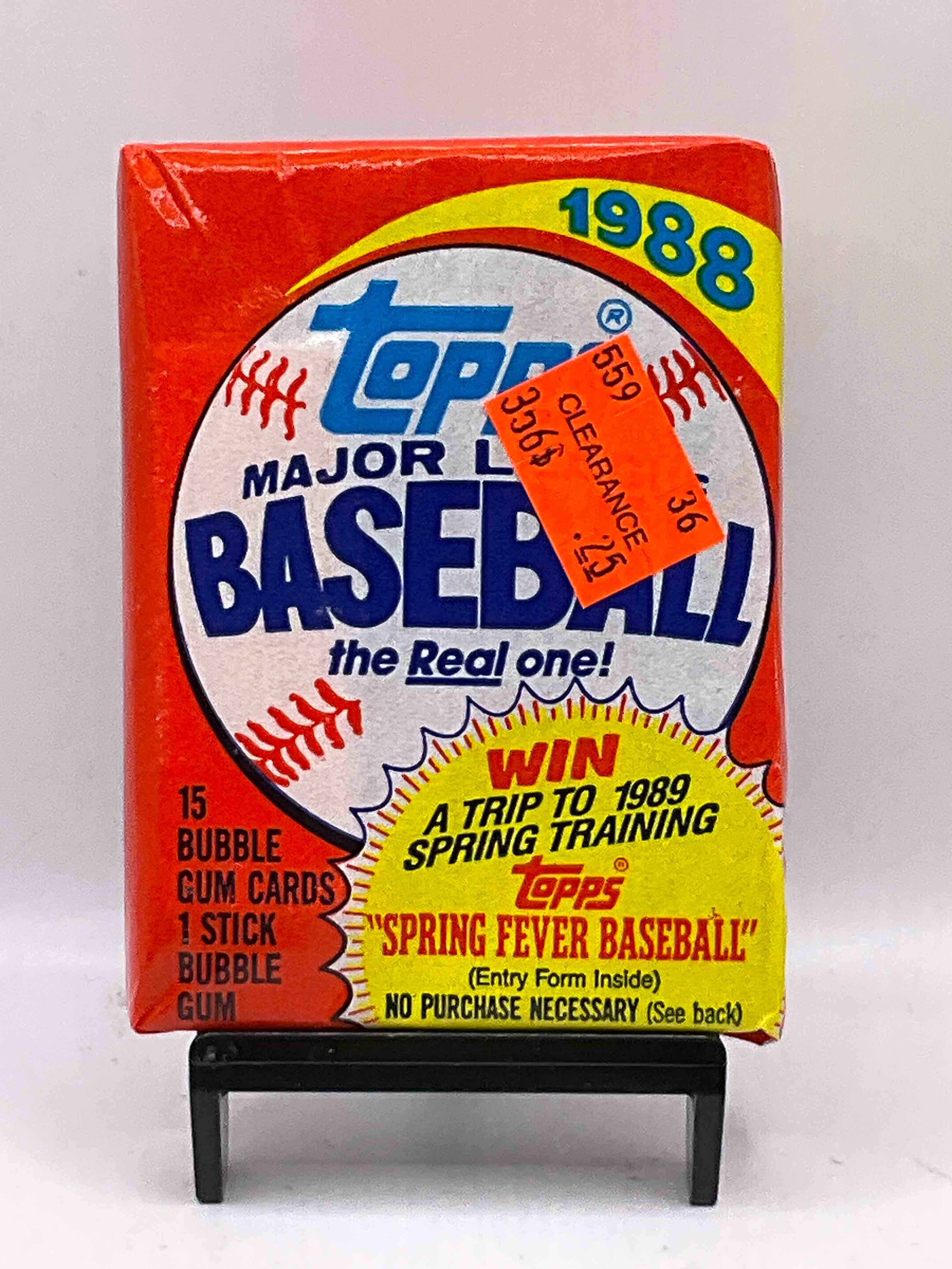 1988 Baseball! Vintage & Hard To Find… 1988 Topps Baseball Unopened Wax Packs! Full Of Collectible Trading Cards! Search For Valuable Don Mattingly & Nolan Ryan Cards!