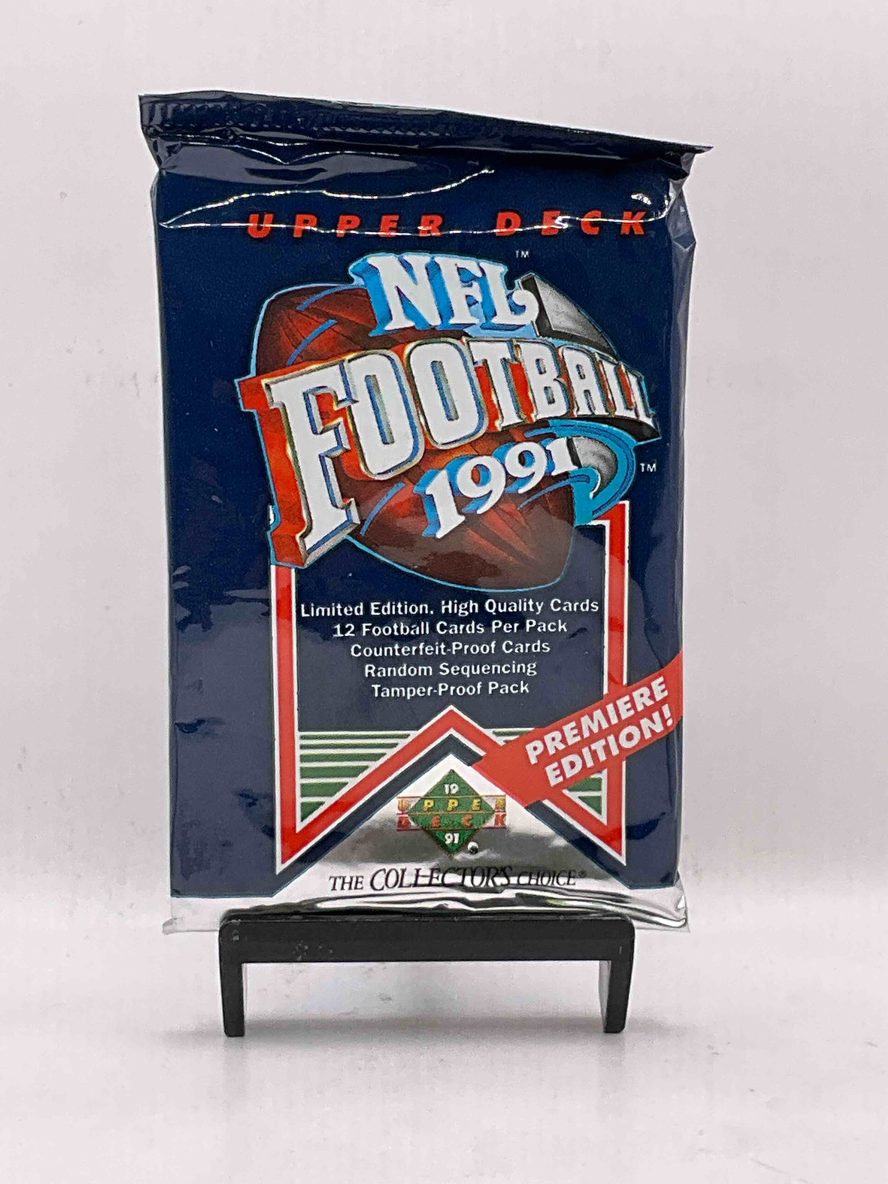 Rare & Vintage! 1991 Upper Deck Unopened NFL Football Packs! Direct From Original Box! Brett Favre Rookie Year! Search For Brett Favre Rookie & Other 80s Stars! 