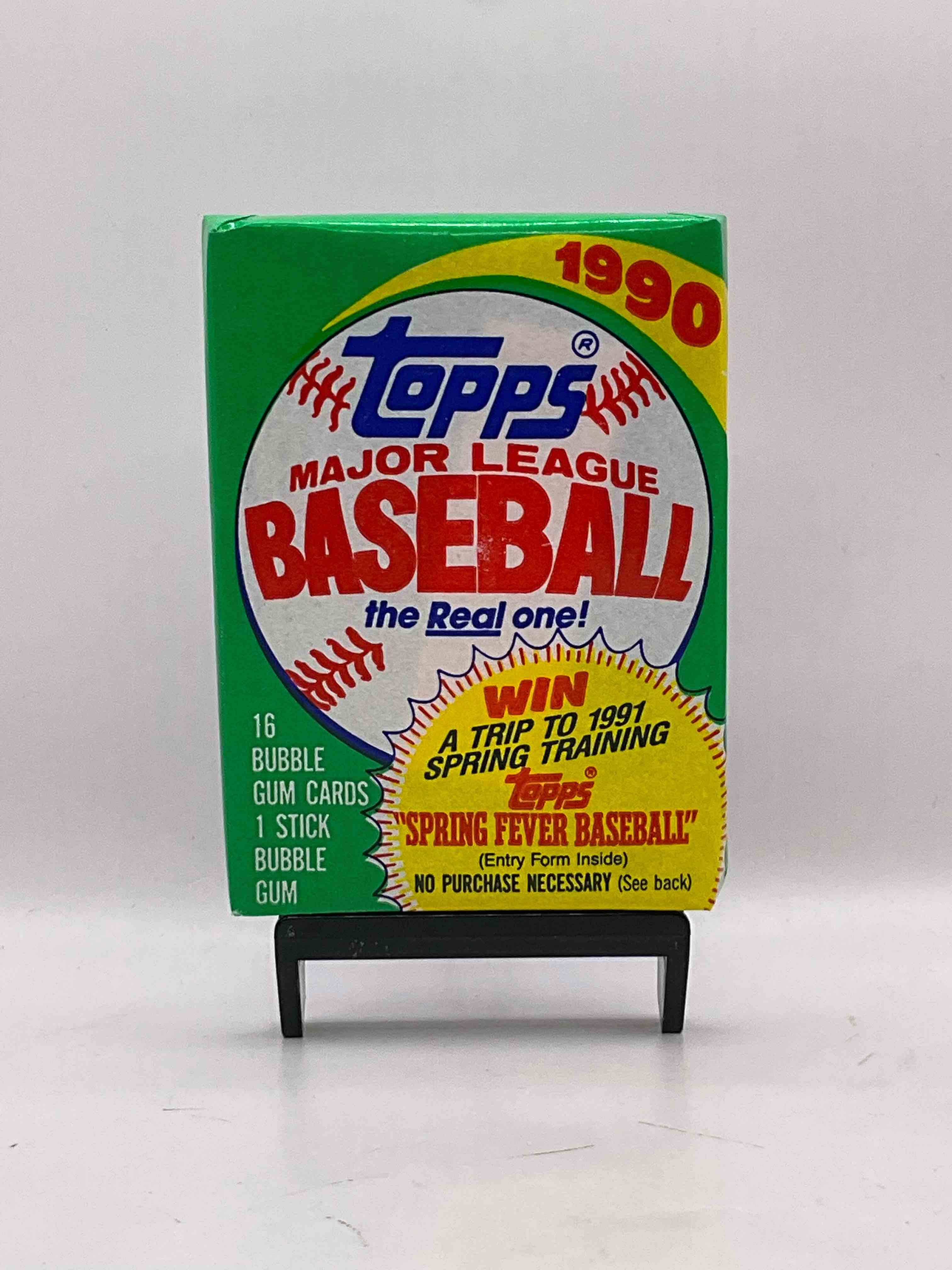1990 Topps Baseball Unopened Sports Card Wax Pack, Direct From Original Retail Case! Search For Card Collectibles Like “The Big Hurt" Frank Thomas Valuable Rookie & Error Cards (Error Cards Valued At $1,000 And Up!), & Early Ken Griffey Jr. All Star Rookie Card #336 (PSA 10 Value $350+) & So Much More!