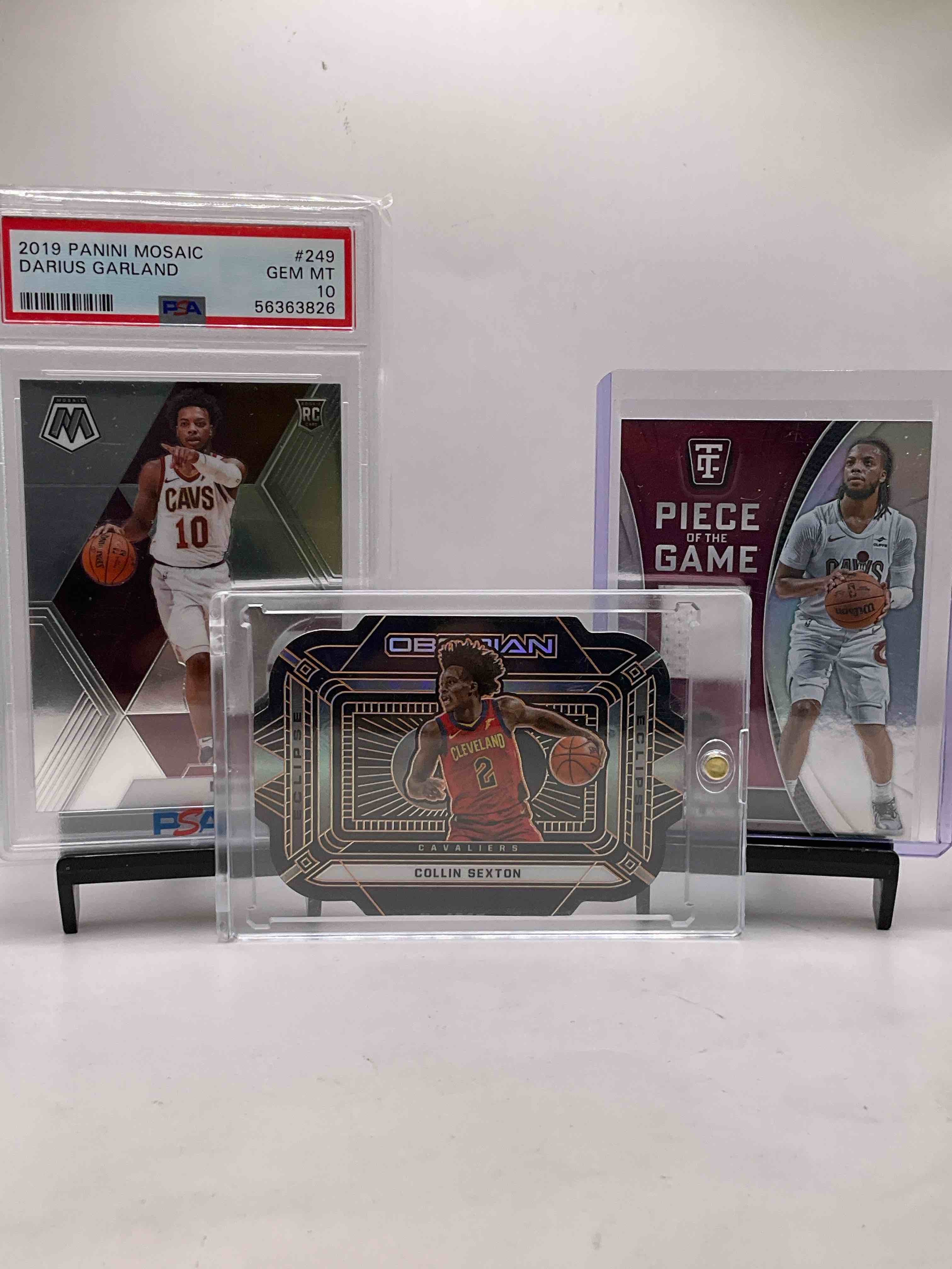 Cleveland Cavaliers Craziness! Darius Garland Mosaic Gem Mint 10 Rookie Card, Darius Garland Piece Of The Game Totally Certified Game Worn Jersey Card, Colin Sexton Obsidian 05/25 Card & More Cavs! Vintage & New Cavs! Kerr, Nance, Bennett, Price & So Much More!