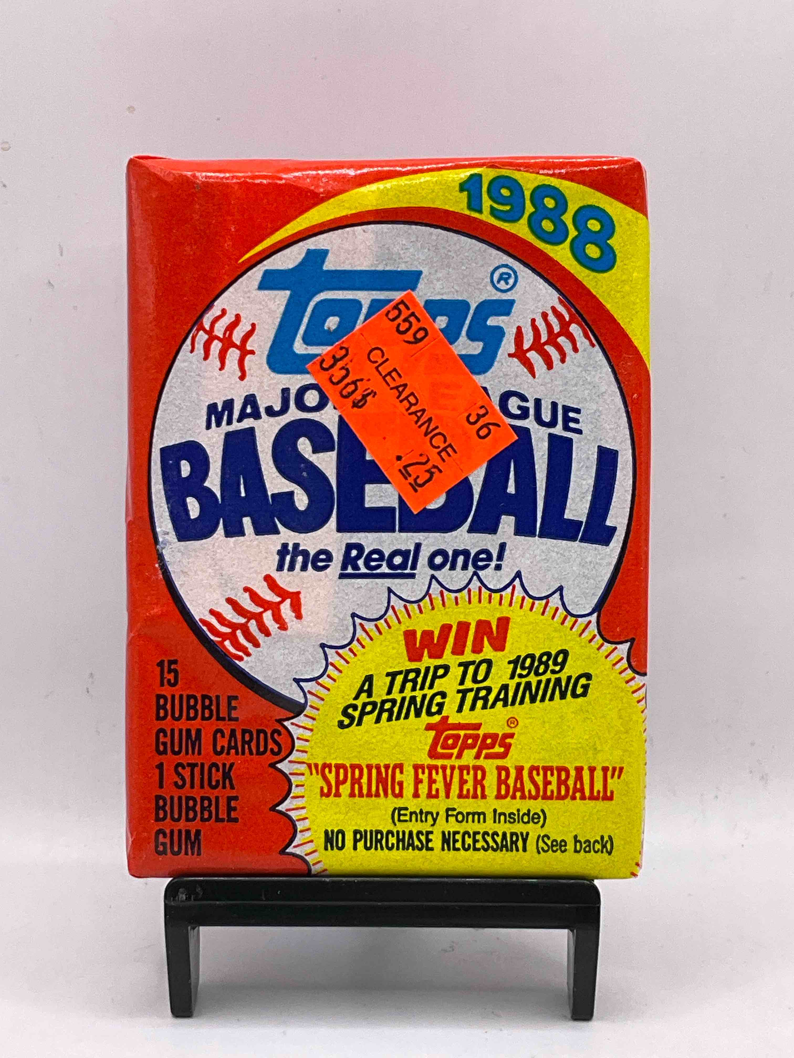 1988 Baseball! Vintage & Hard To Find… 1988 Topps Baseball Unopened Wax Packs! Full Of Collectible Trading Cards! Search For Valuable Don Mattingly & Nolan Ryan Cards!