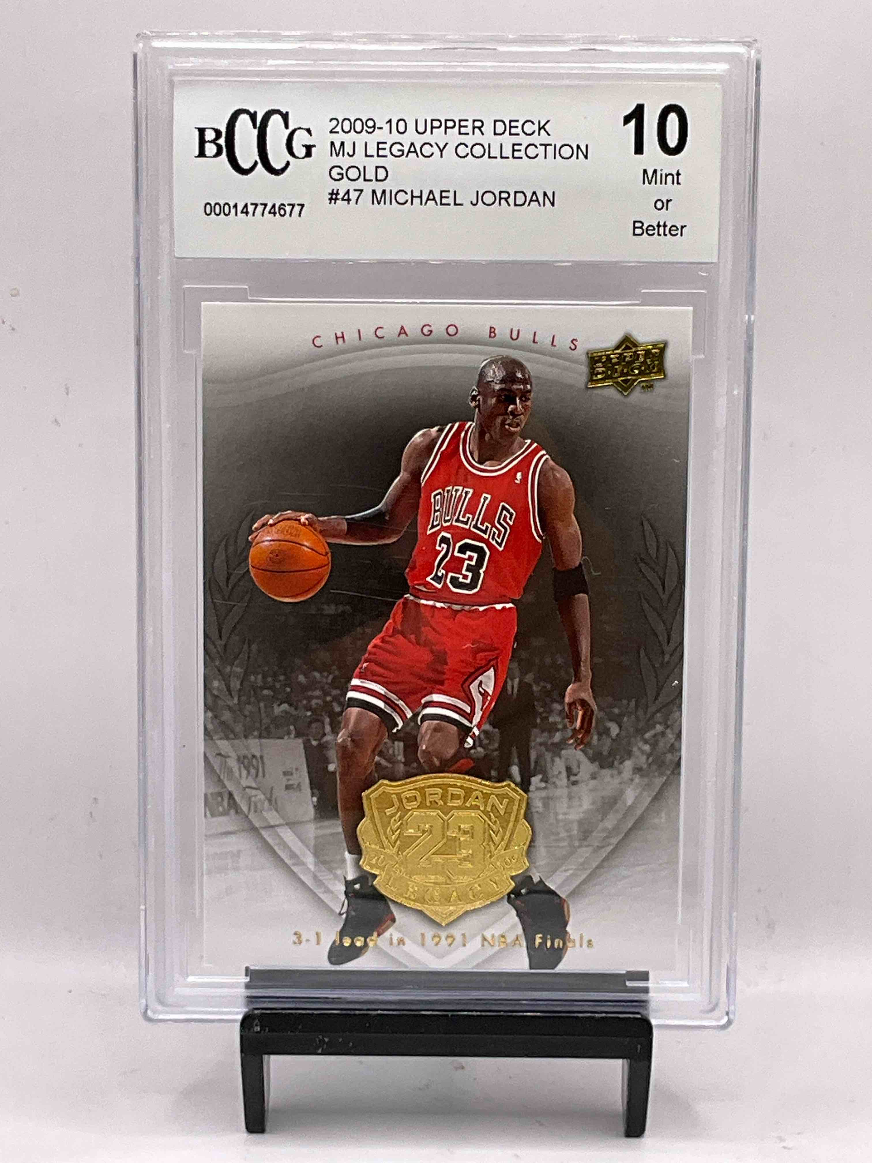 Michael Jordan Fans Rejoice! Gem Mint 10 Upper Deck MJ Legacy Collection Cards, MVP Cards, Pictures Of Excellence Cards & So Much More! Bulls Red!