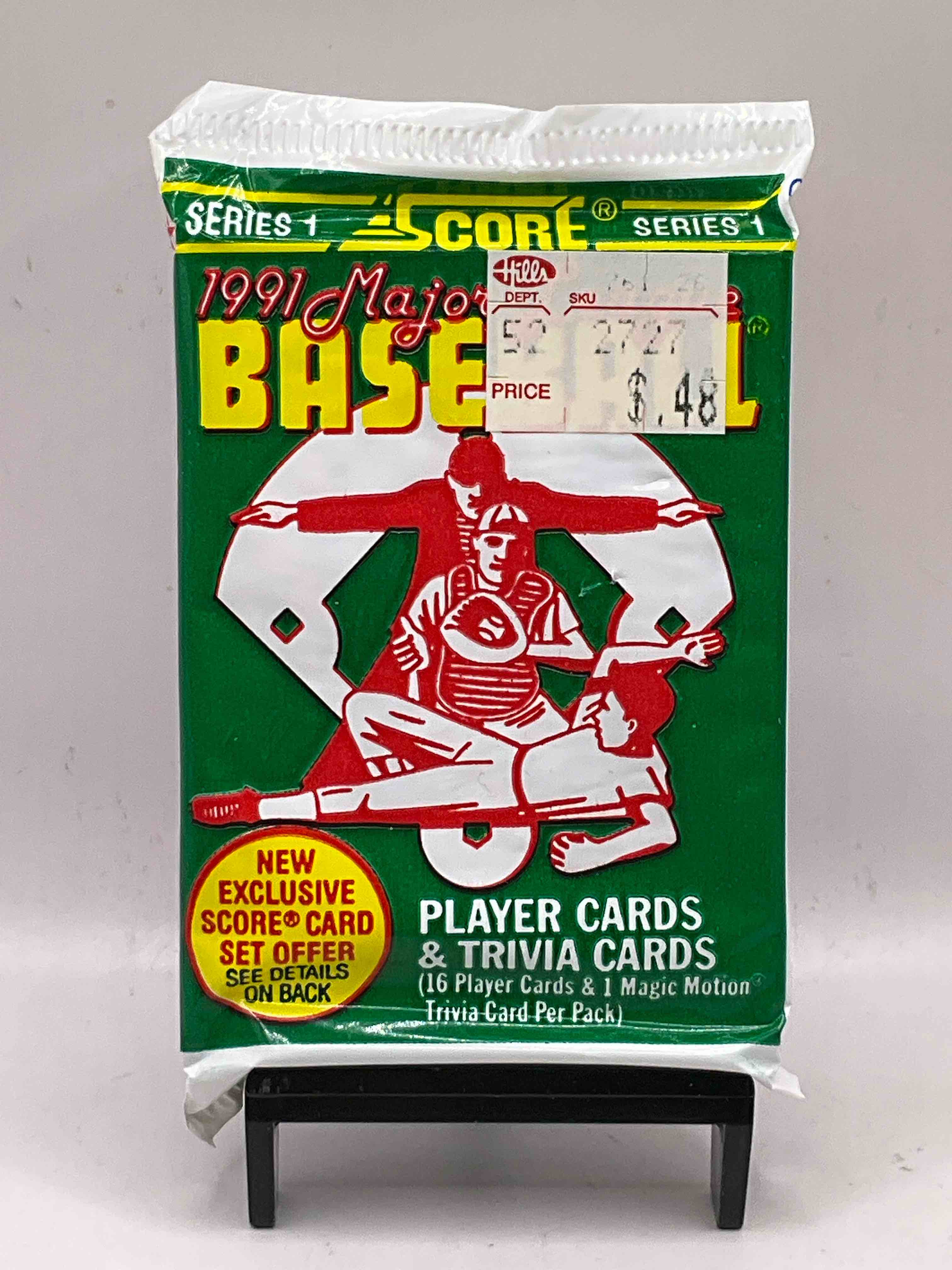 Ken Griffey Jr!? Frank Thomas!? Baseball Insanity! 1991 Score Baseball Series I Unopened Packs, Direct From Box! 16 Premium Baseball Cards In Each Pack! Search For Griffey Jr, Nolan Ryan, Frank Thomas & So Much More! Search For 1980’s Stars & Hall Of Famers!