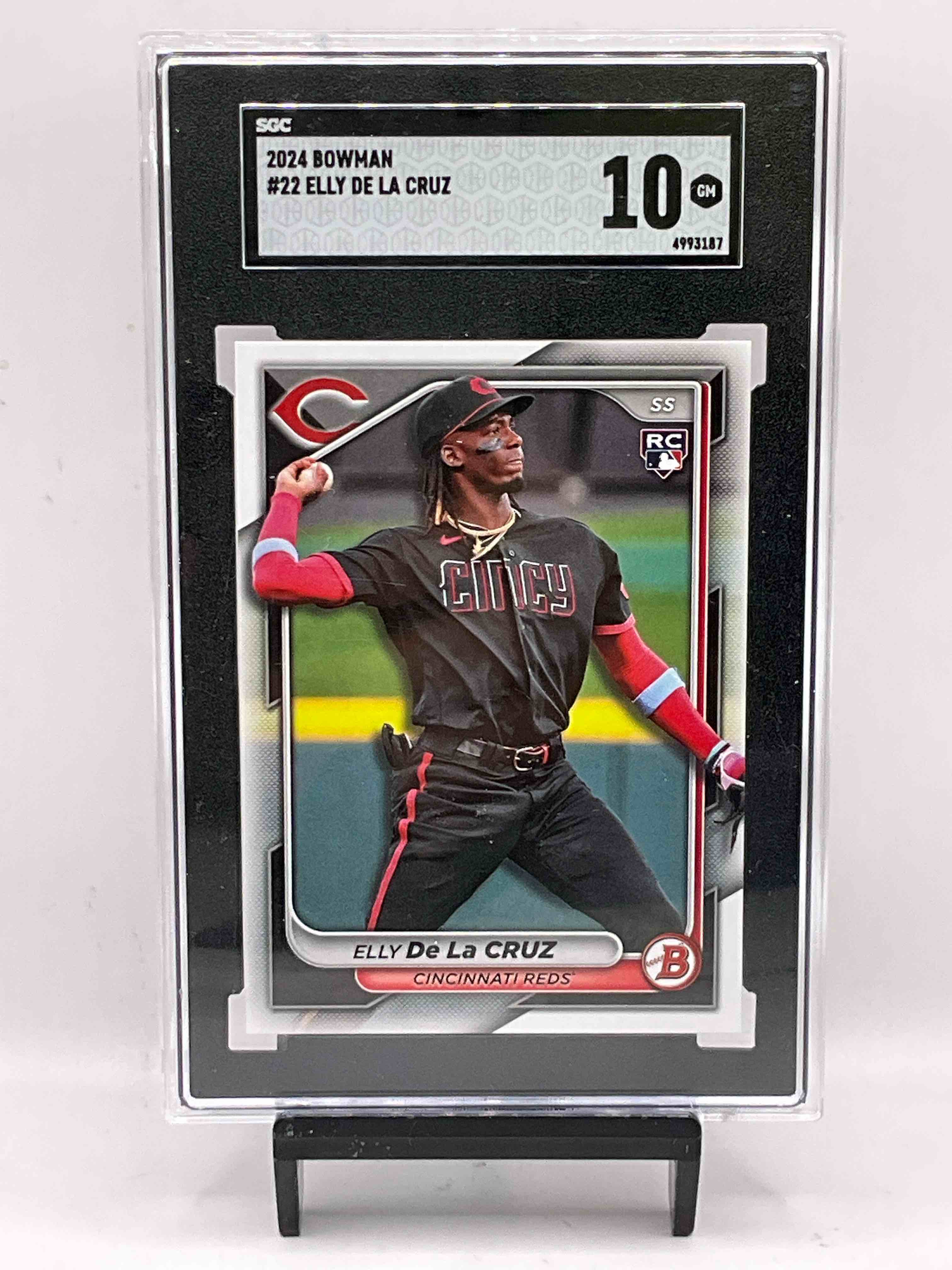 Cincinnati Reds! Gem Mint 10 Elly De La Cruz Rookie Card! Hunter Greene Rookies, Jonathan India, Rhett Lowder, Matt McLain & So Many More Reds Stars! Insane Reds Combo!