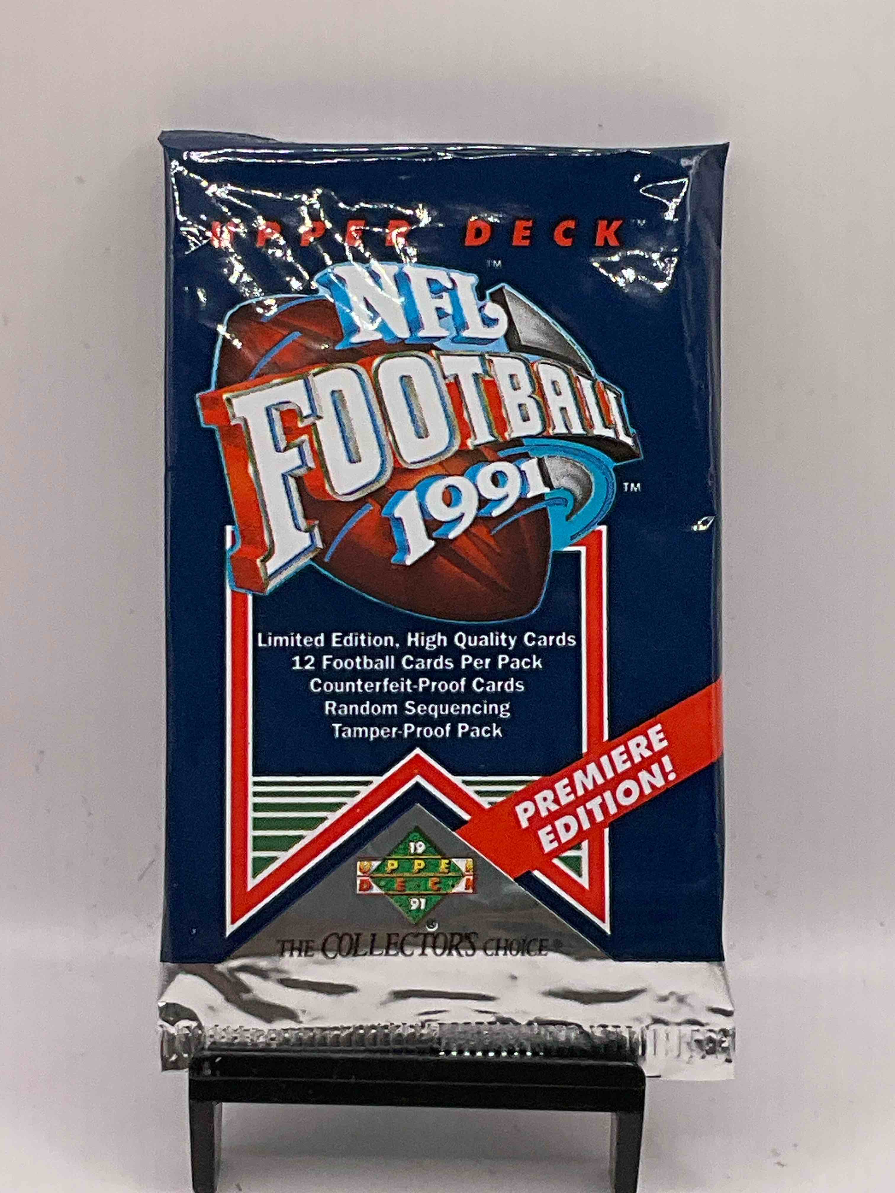 Rare & Vintage! 1991 Upper Deck Unopened NFL Football Packs! Direct From Original Box! Brett Favre Rookie Year! Search For Brett Favre Rookie & Other 80s Stars! 
