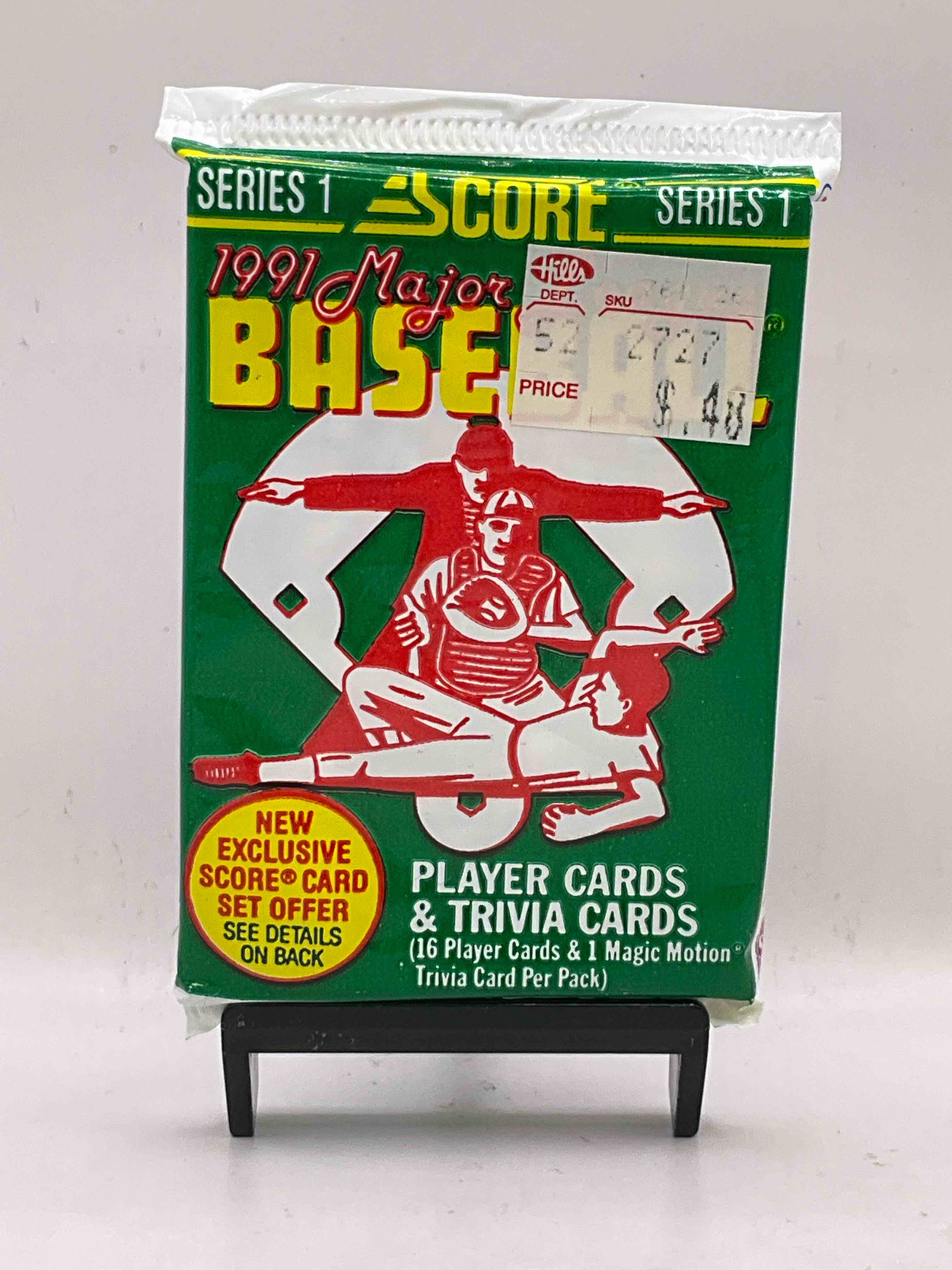 Ken Griffey Jr!? Frank Thomas!? Baseball Insanity! 1991 Score Baseball Series I Unopened Packs, Direct From Box! 16 Premium Baseball Cards In Each Pack! Search For Griffey Jr, Nolan Ryan, Frank Thomas & So Much More! Search For 1980’s Stars & Hall Of Famers!