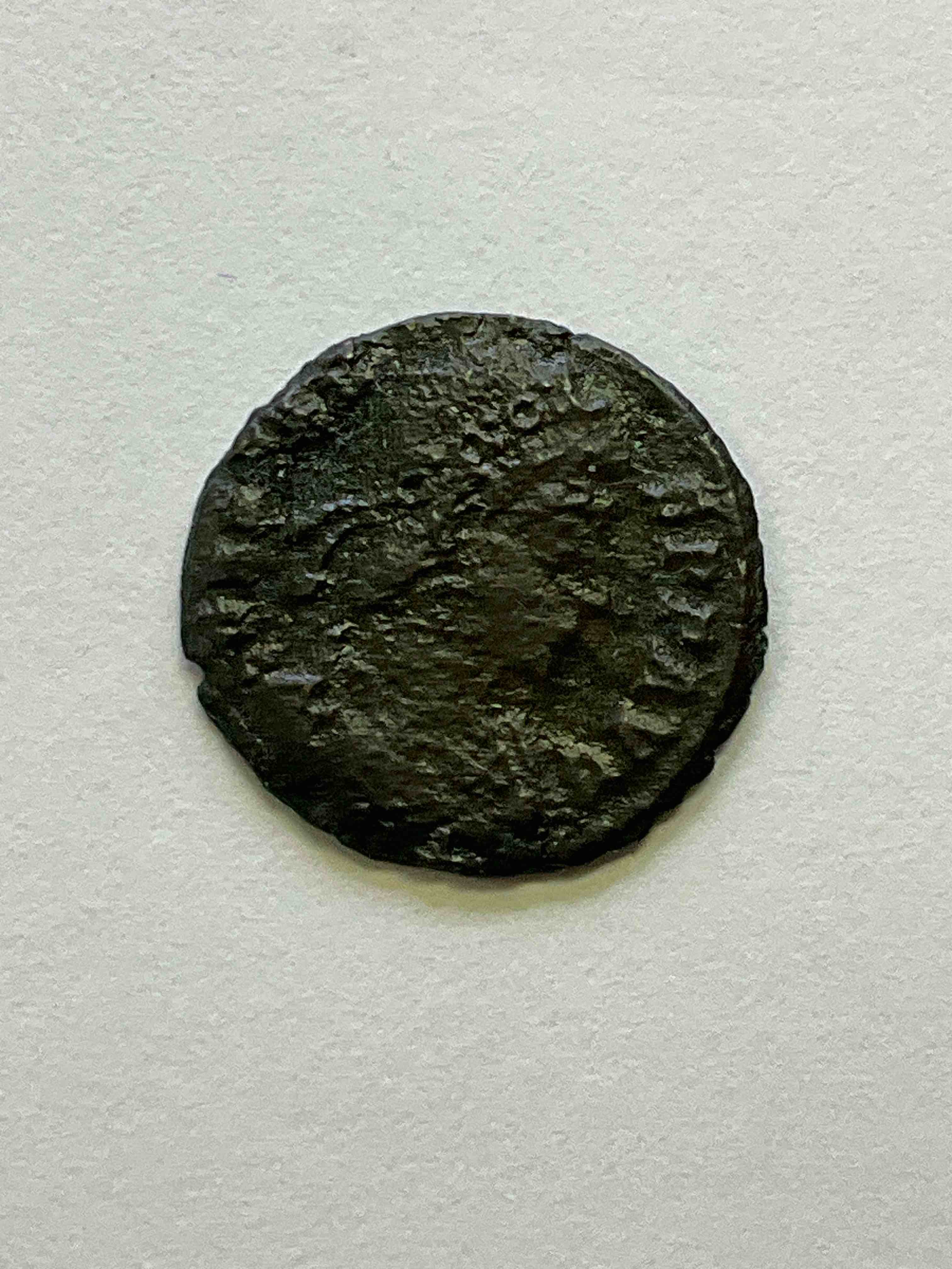 A.D. 337-350 Reign Of Constans I, Ancient Roman Empire Authentic Bronze Coin With Cool Details! Almost 1,700 Years Old! From The Reign Of Constans, The Youngest Son Of Constantine The Great, The First Christian Emperor Of Romel This Coin Is A Serious Piece Of History With Historical Significance.