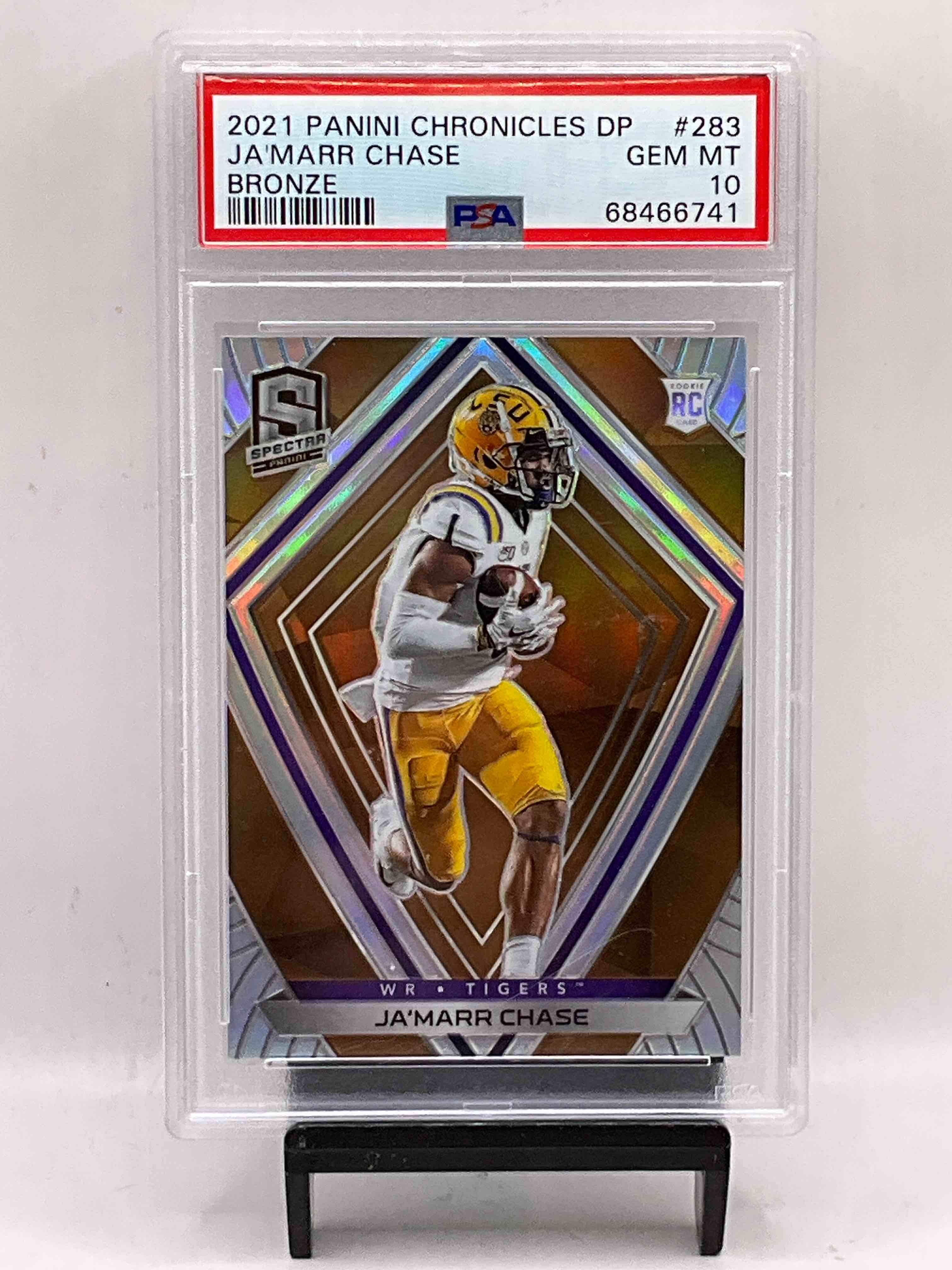 Ja’marr Chase Spectra Gem Mint 10 Perfect Condition Rookie Card! 50 Card Bengal Craziness! Elite Match Burrow & Chase, Absolute Mixon, Illusions Hendrickson, Prizm Burrow & More! Prestige, Absolute, Prizm & More!