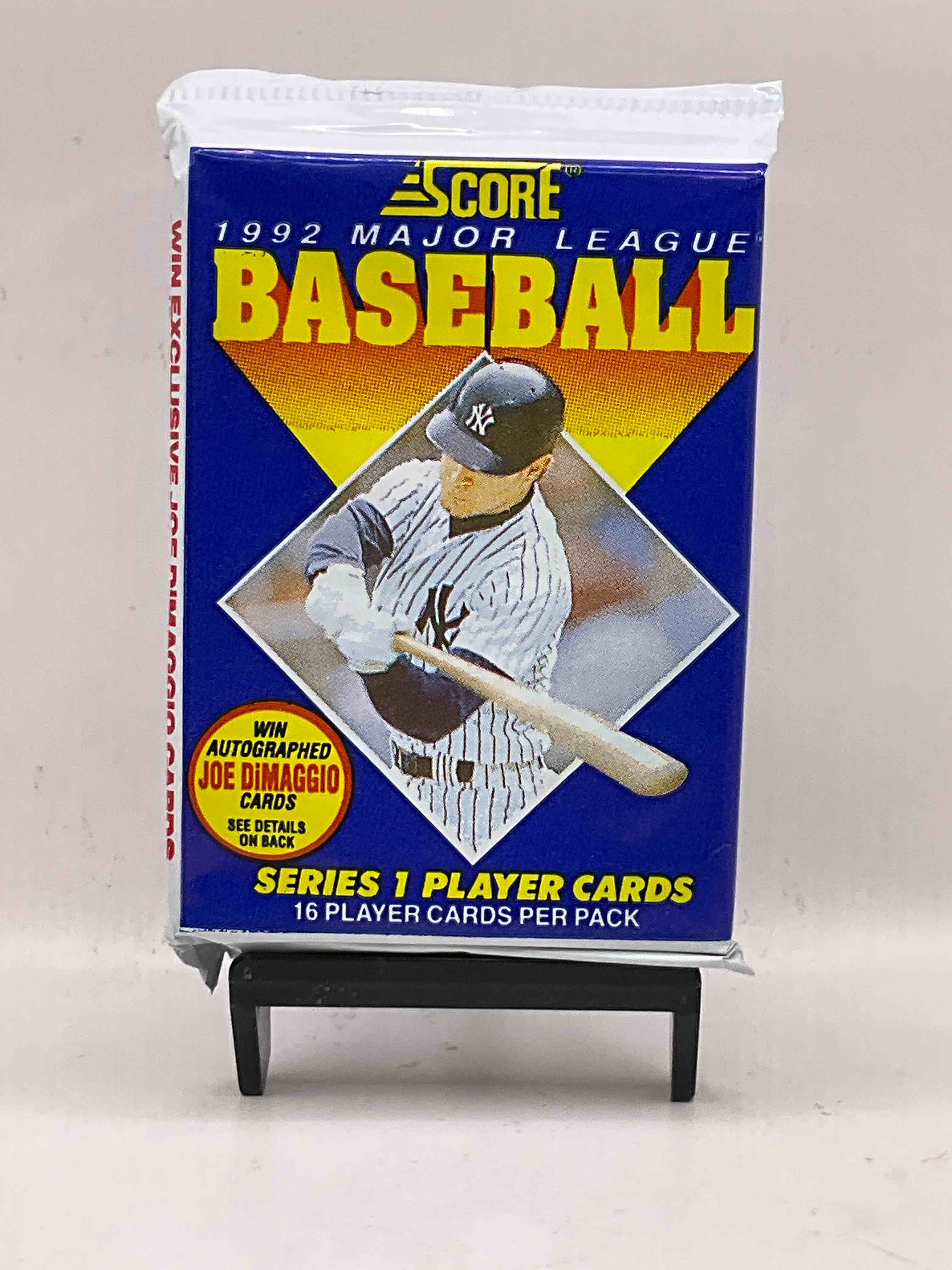 Joe DiMaggio Autograph!? You Could Pull One Of Only 2,495 Autographed Joe DiMaggio Cards From These Packs! What!? 1992 Score Baseball Packs, Search For Insane Cards, Including Limited Quantity Joe DiMaggio Signature Cards!