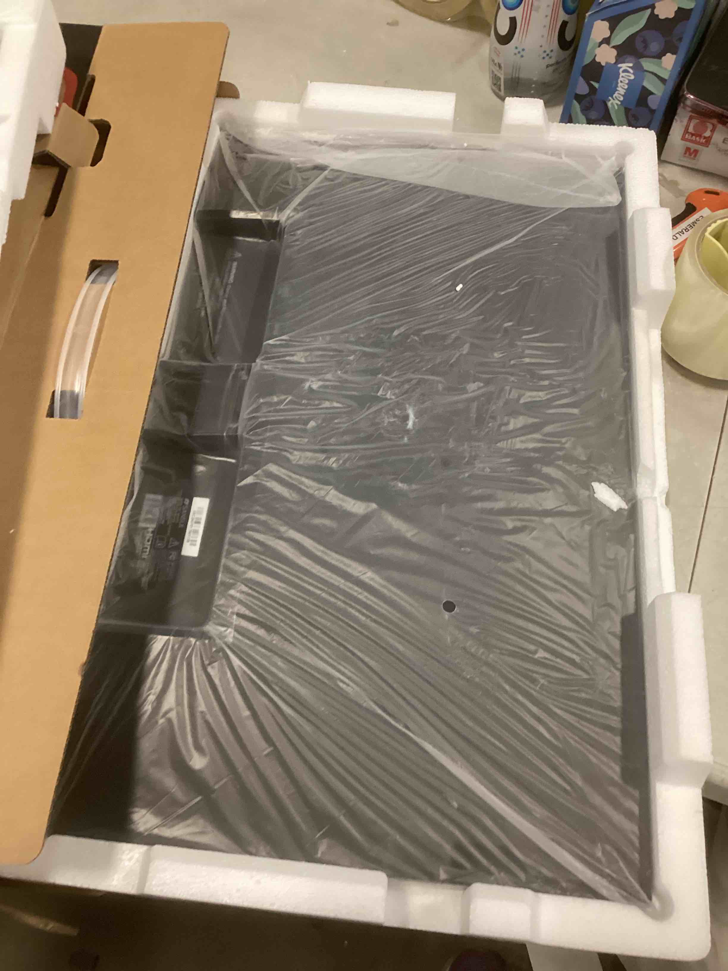 Condition photo showing Working Condition Verified for working verified sansui monitor 24 inch 100hz pc monitor, vesa, hdmi vga ports, fhd computer monitor ultra-slim ergonomic tilt eye care for home office (es-24f2, hdmi cable included)