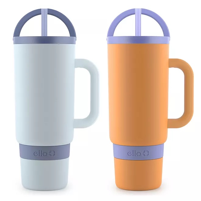 Ello Port 40-oz. Stainless Steel Tumbler with Handle, 2 pk.