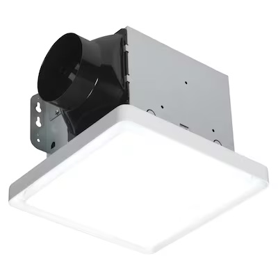 Homewerks IOT LED Fan 2-Sones 110-CFM White Lighted Bathroom ventilator fan (ENERGY STAR Certified) Item #5198922 | Model #7148-110-G4