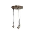 Style Selections 11.8-in Brushed Nickel Mini Pendant