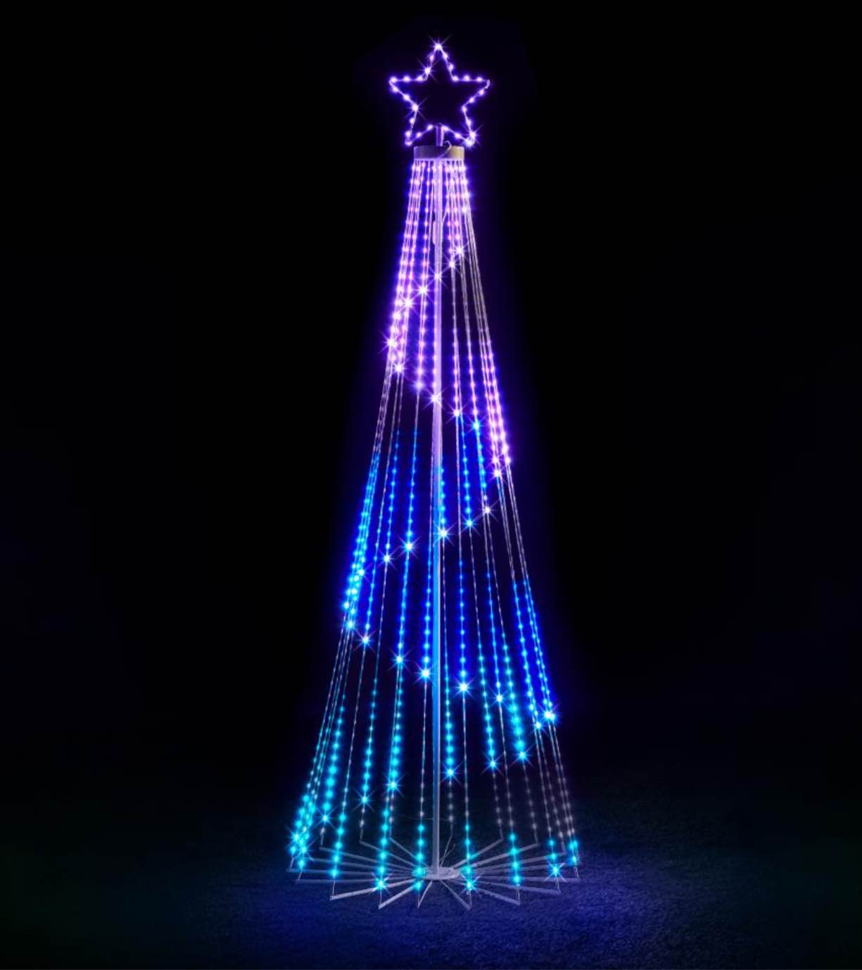 The 8' Choreographed Light Show Tree