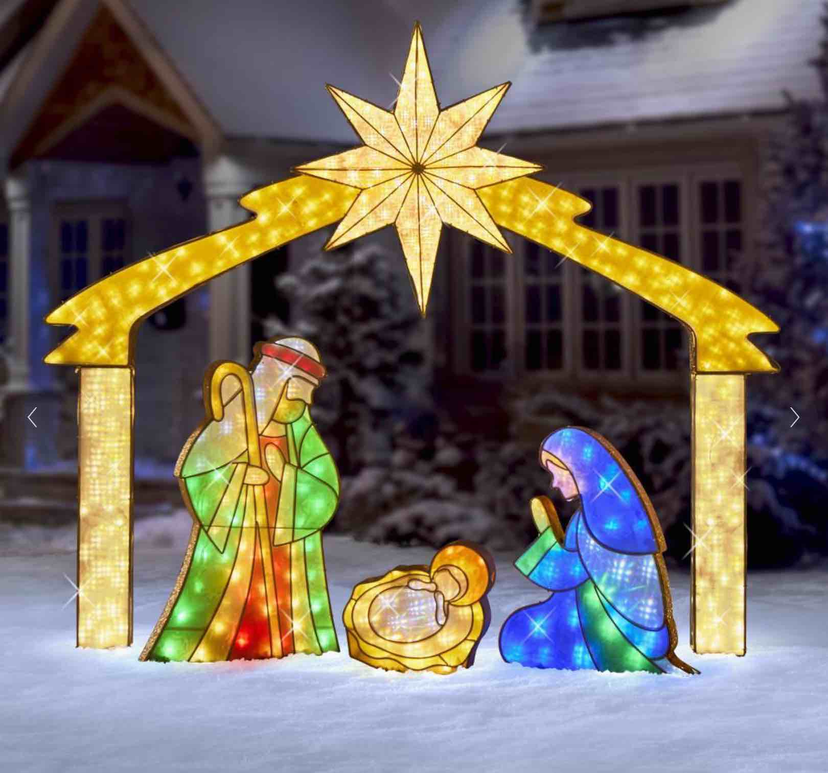  the twinkling stained glass nativity