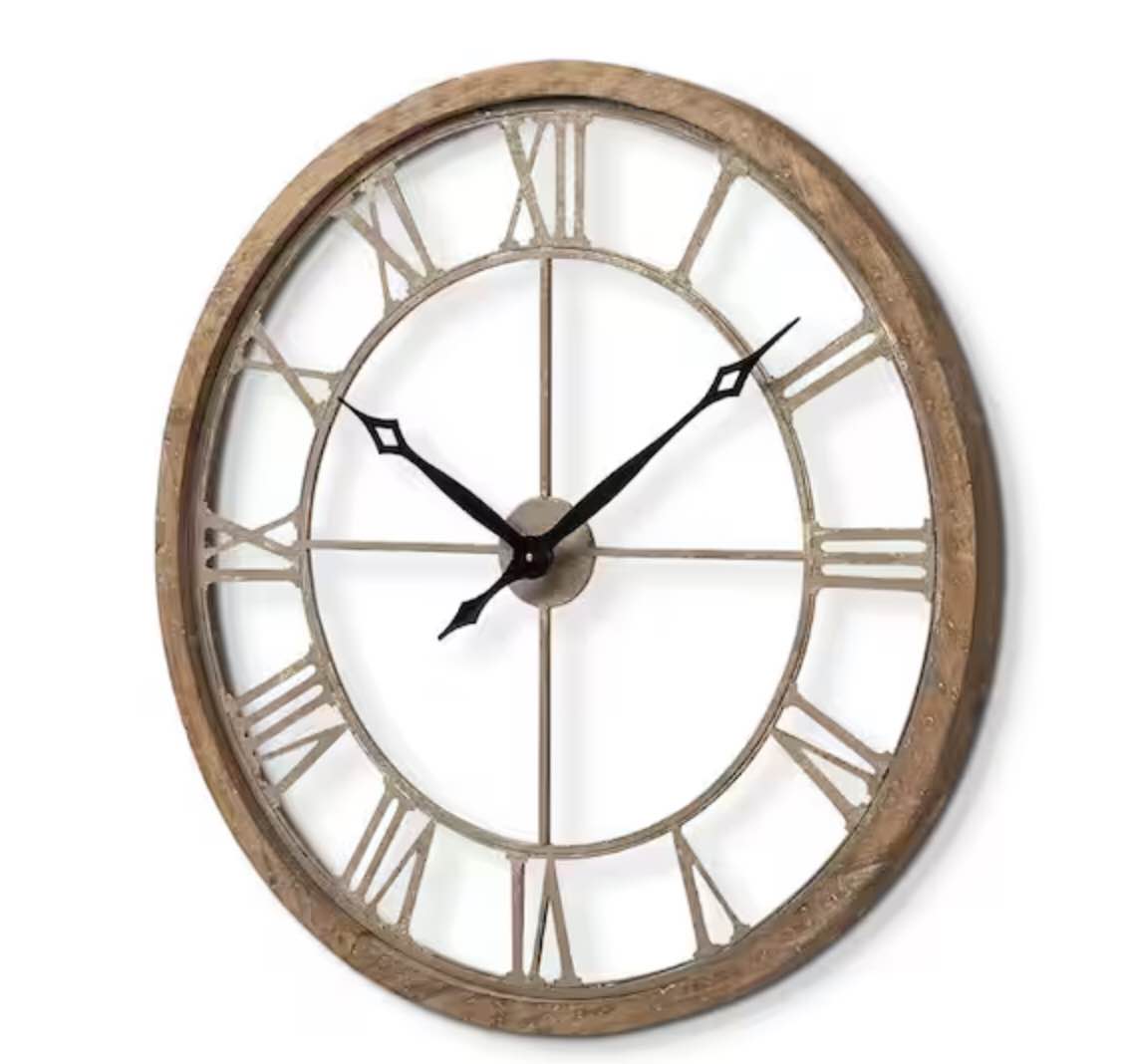 Mercana 63081 'Mething III' Decorative Wall Clock, 19' x 19' x 2'