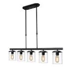 chandelier 5 light black A03154